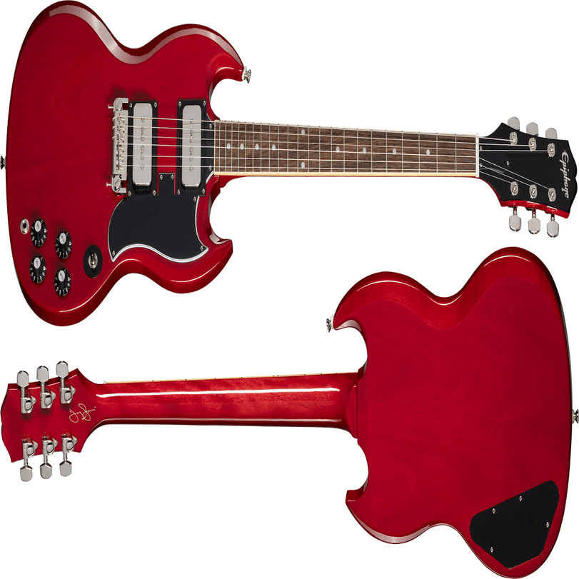 エピフォンによるトニー・アイオミ・モデル「Tony Iommi SG Special