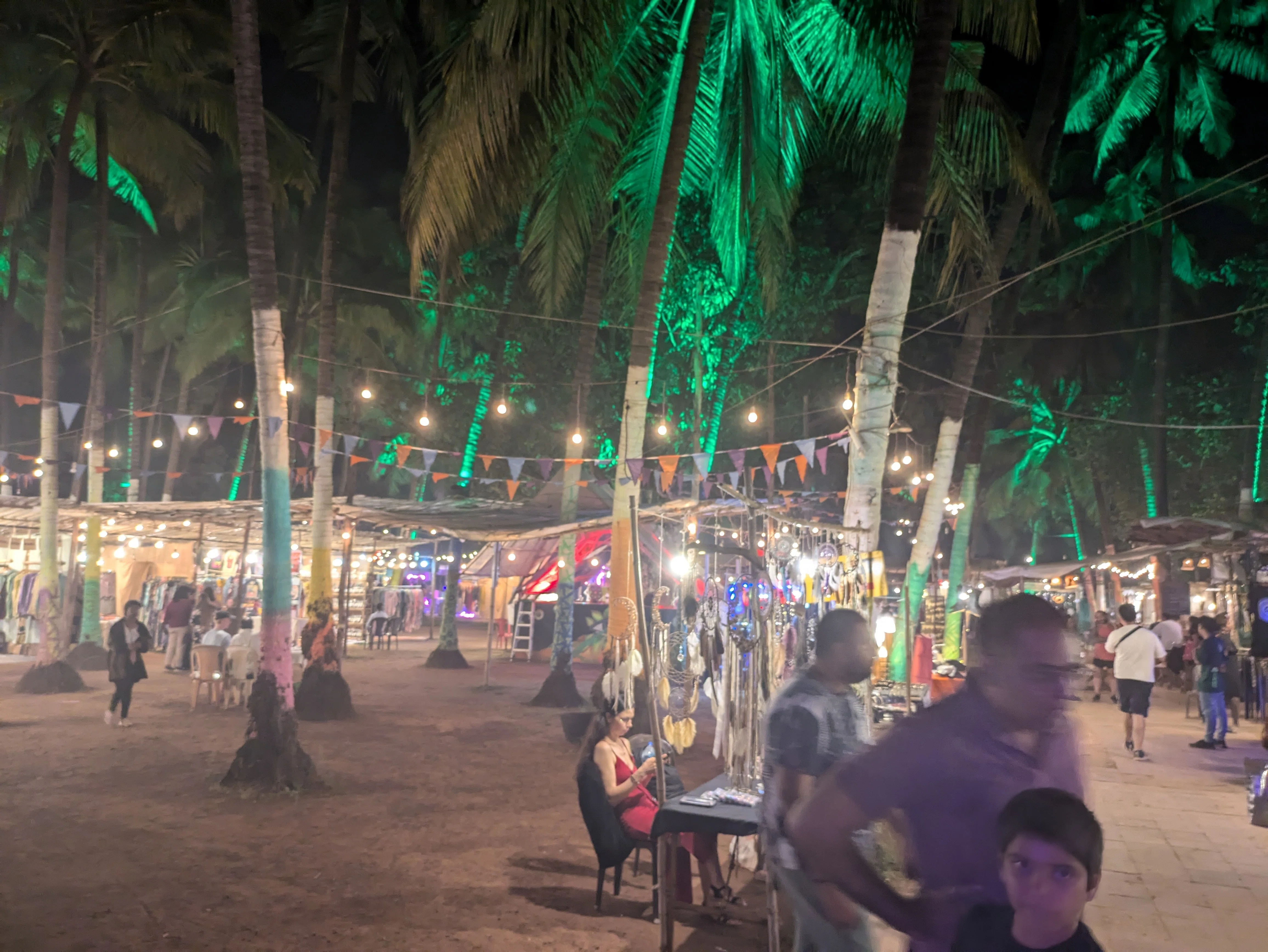 Day 159 (11/8) Helping sell swords to Indian kids at a Goa market with ...