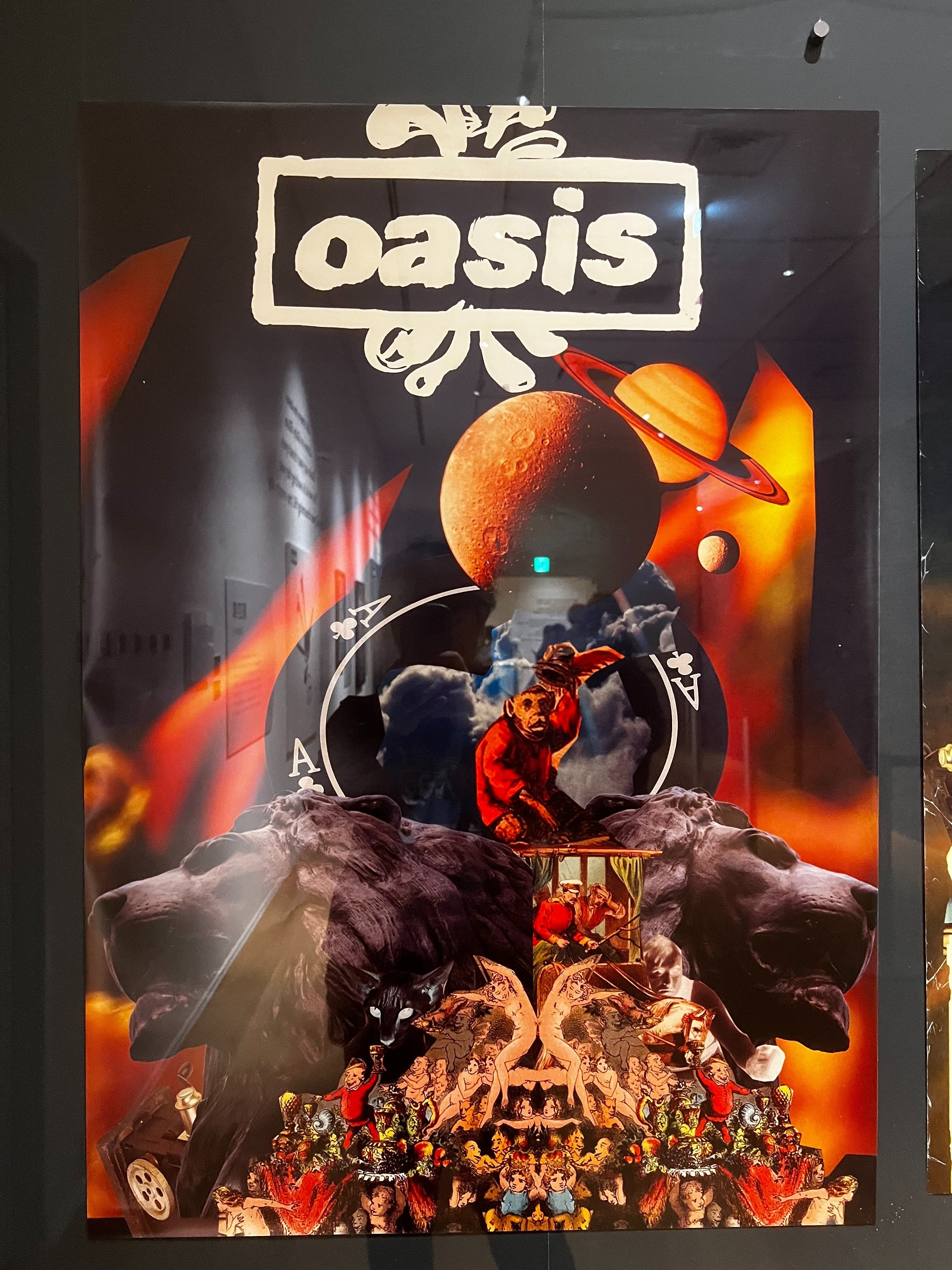 重いページ)リヴ・フォーエヴァー: Oasis 30周年特別展に行っ