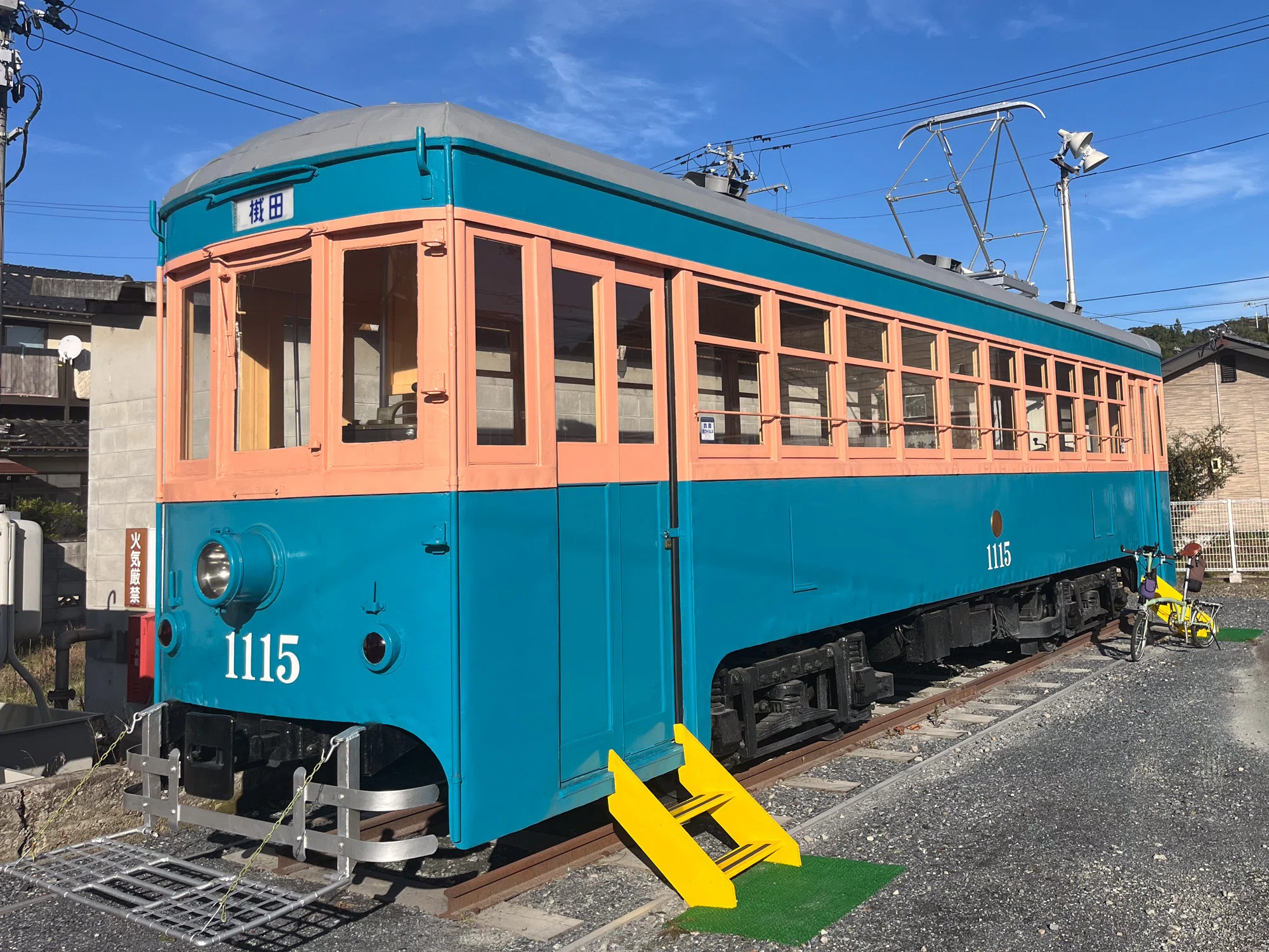秋のブロンプトン〜霊山掛田の町並みと路面電車を見るポタ（福島県