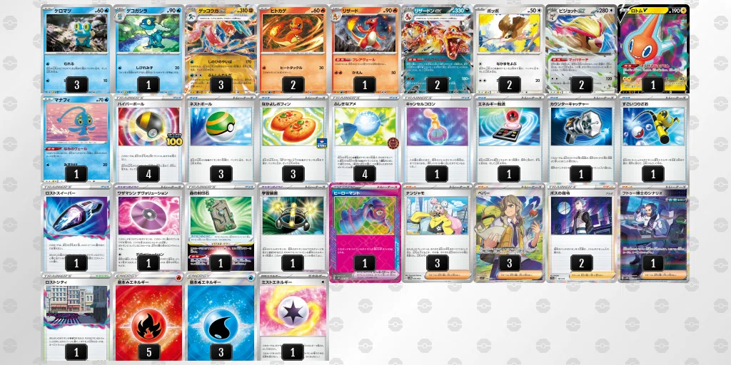 シティ3期連続予選突破】ゲッコウガex×リザードンexデッキの変遷＆解説
