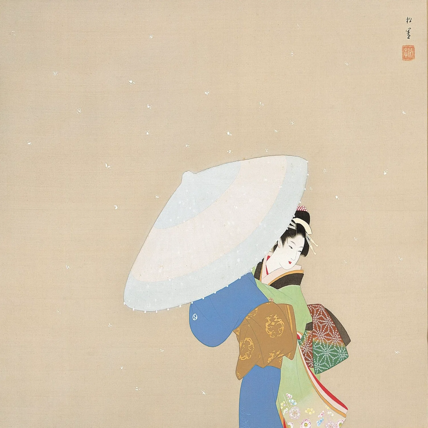 上村松園】日本画 / 彩色 査定 鑑定 買取 致します｜井浦歳和 ロイド