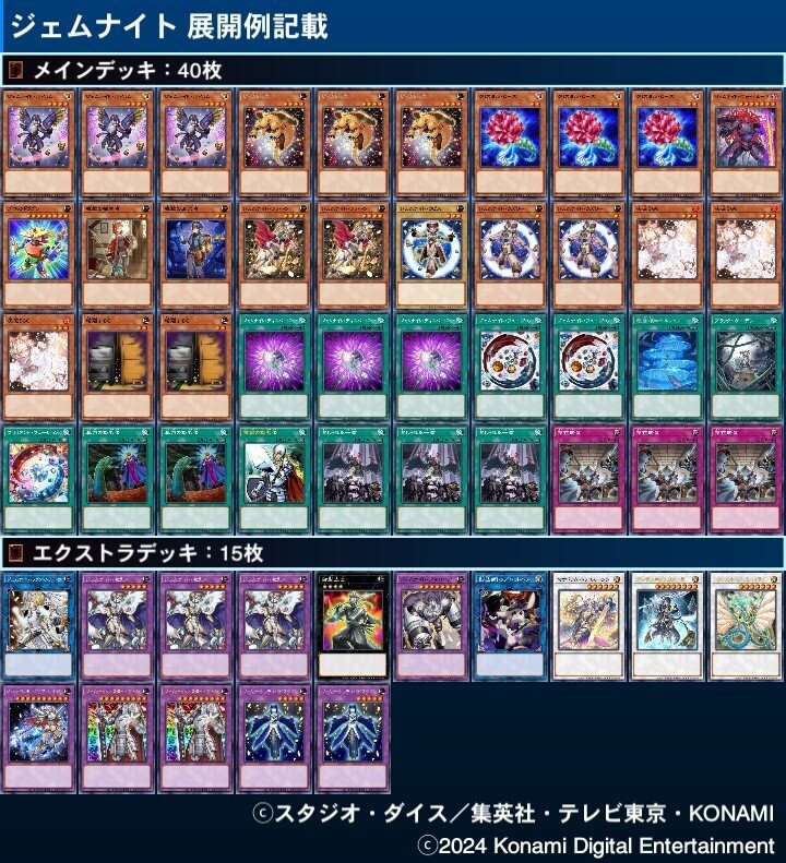 遊戯王 ジェムナイト(ワンキル型) 展開|寛大 遊戯王 ジェムナイト(ワンキル型) 展開|寛大