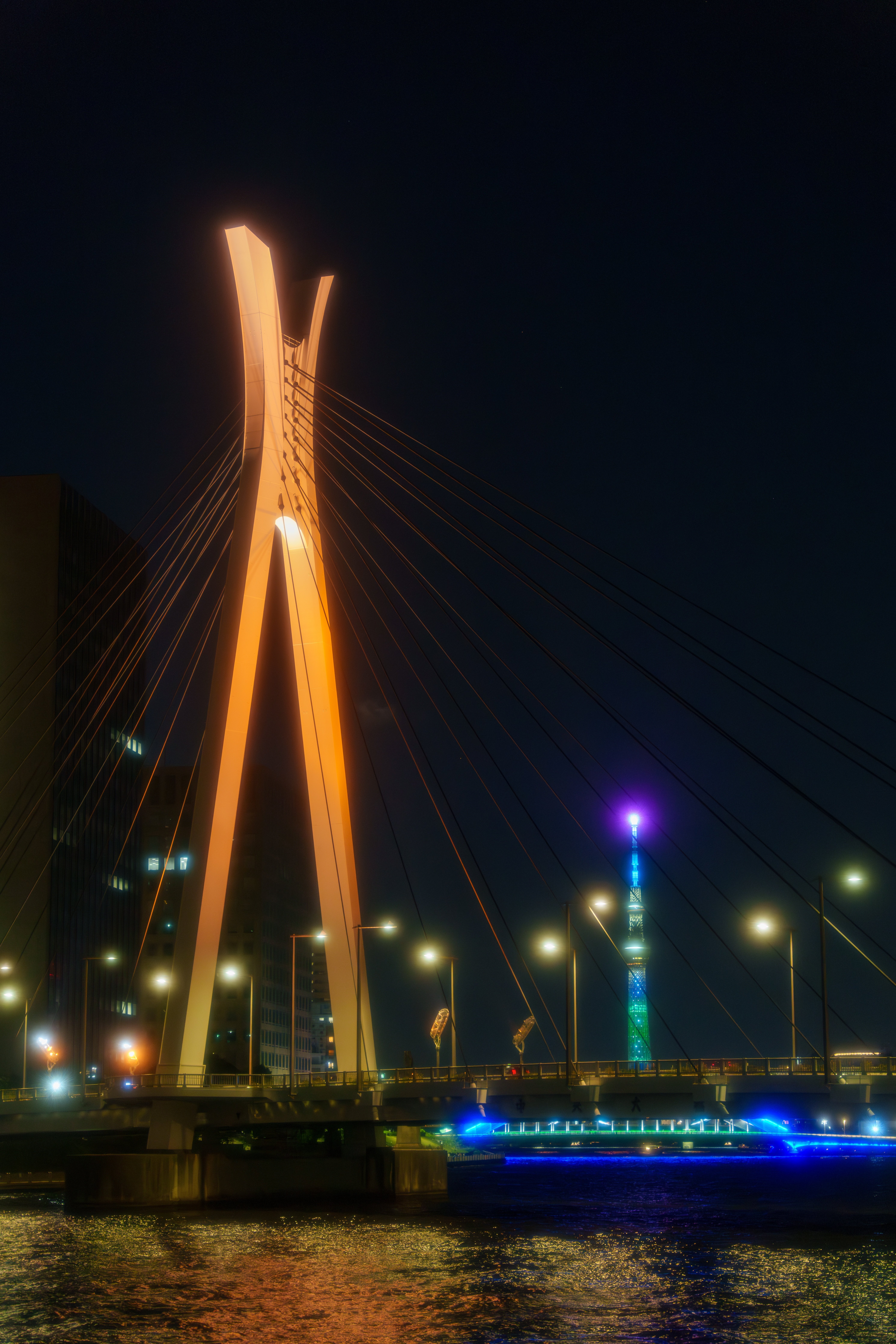 隅田川沿いの夕夜景を撮る('24/9/14)｜nadir_rl