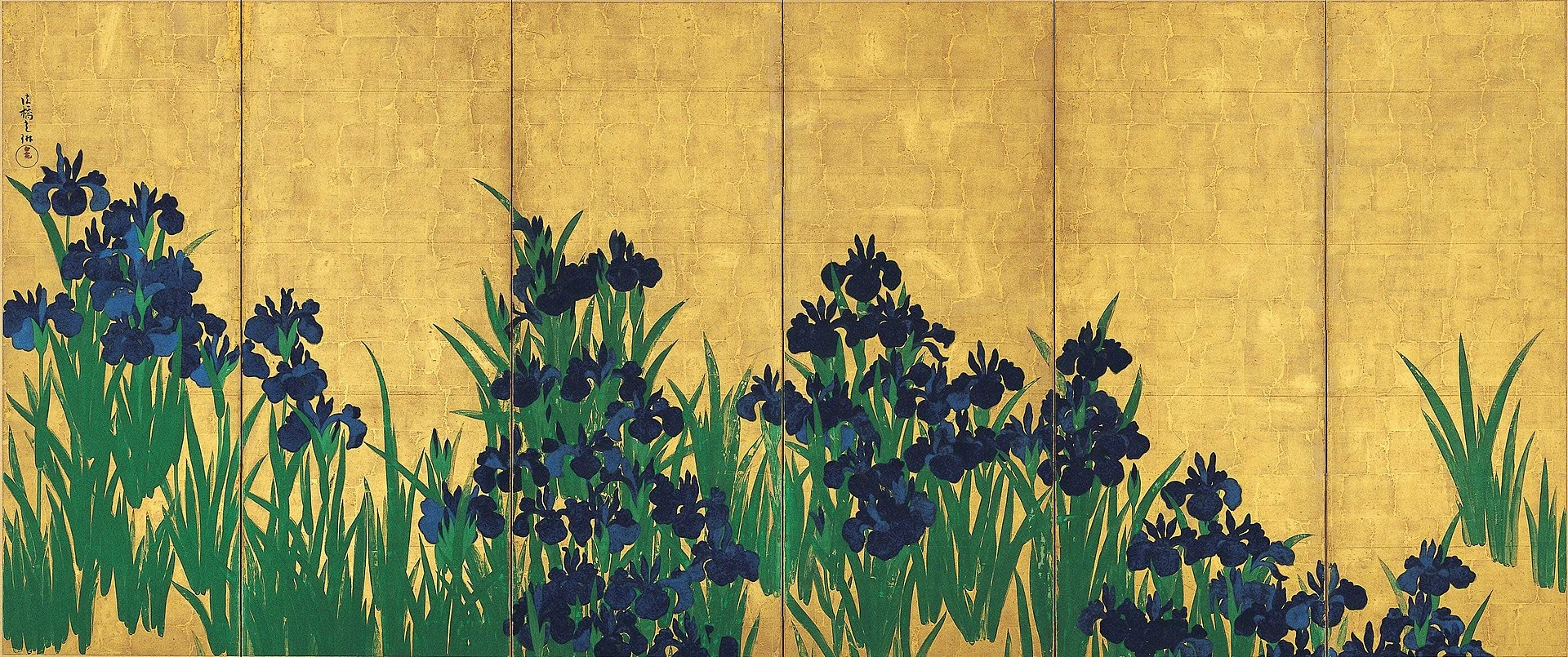 黄金に溶ける色彩 －尾形光琳の屏風絵を巡る随想｜ミック@アート好きの