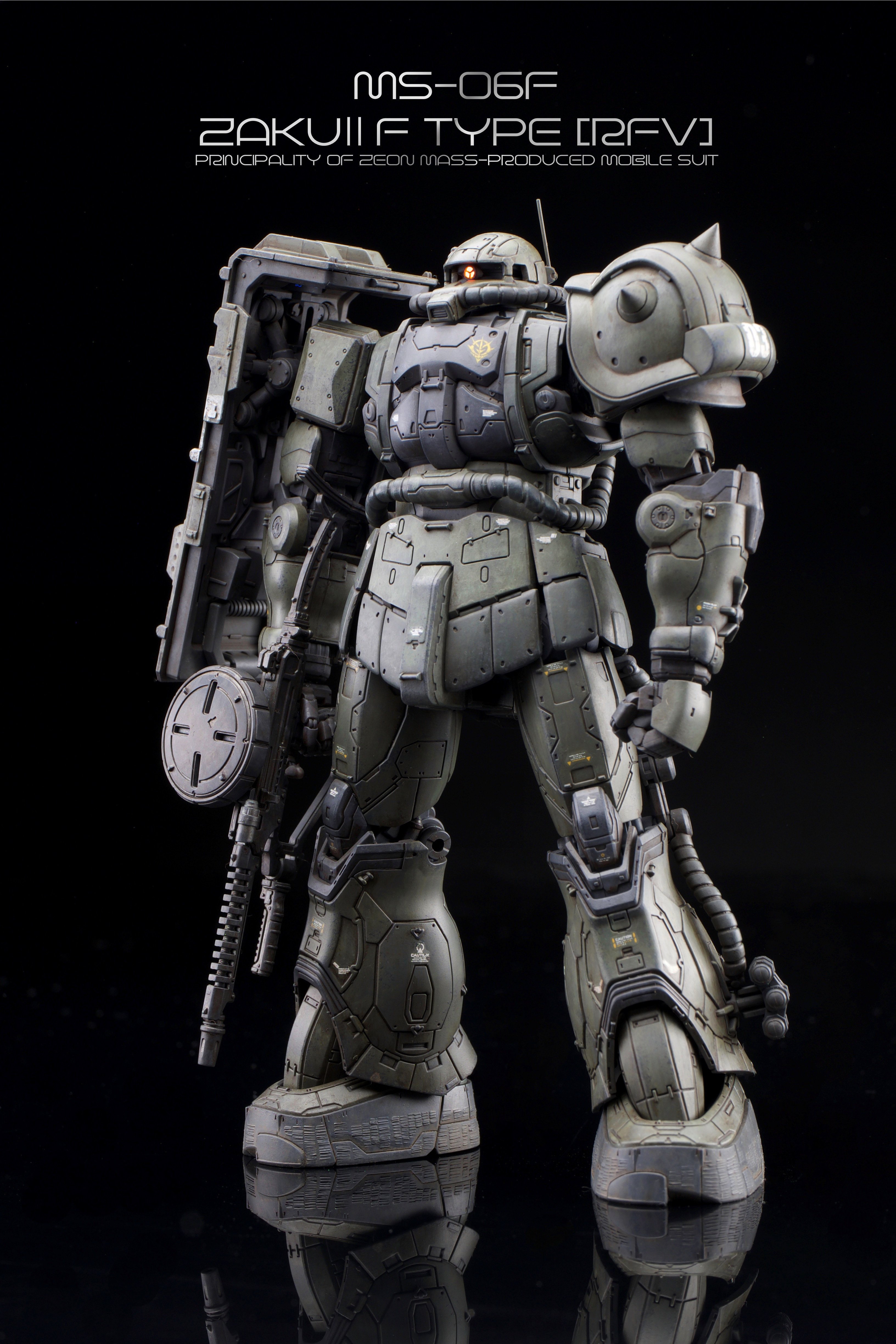 復讐のレクイエム版ザク完成しました｜まサる(msr457)