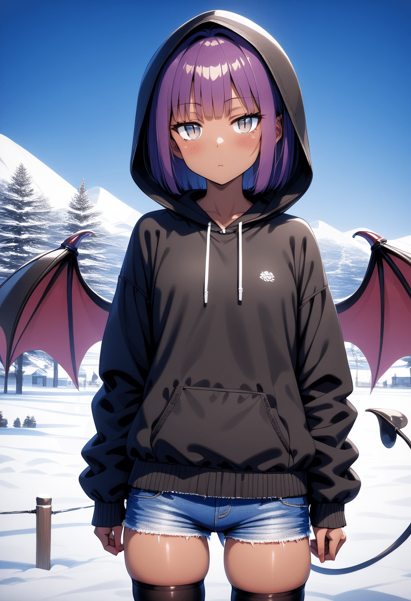 Sapphirusイラストオーダー NovelAI ステップ数による絵の変化 Euler Ancestral karras｜月ヶ瀬そら