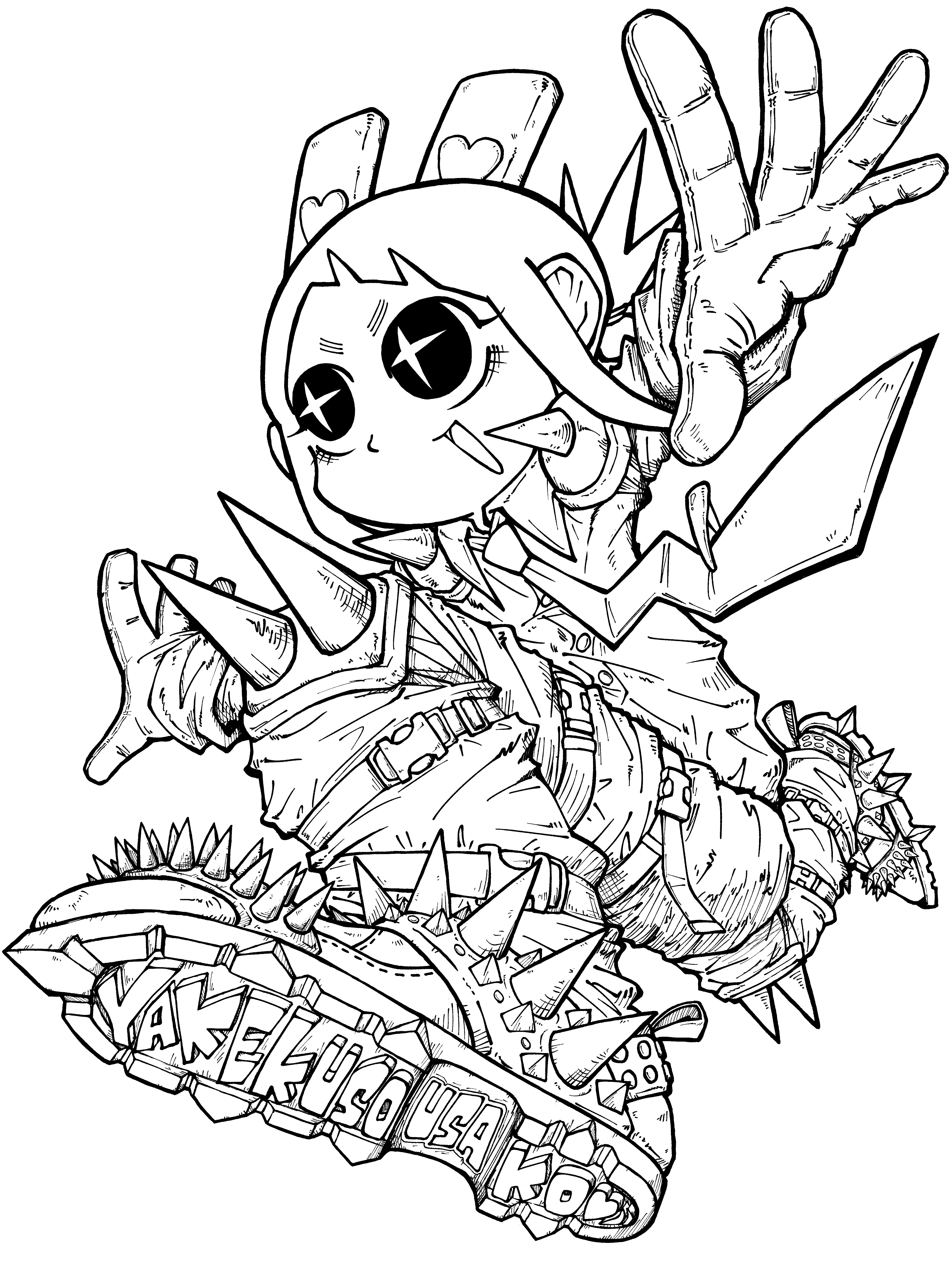 勢いだけでオリャーと絵を描く私なりの方法。｜ヤケクソうさ子