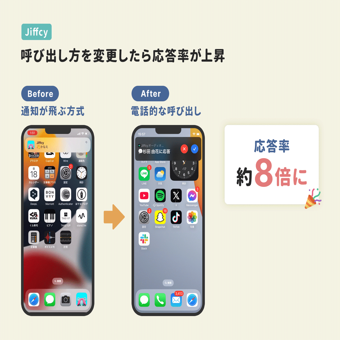 TikTok×招待制で成長。新興SNSアプリの「Jiffcy」に聞く、アプリのUIを