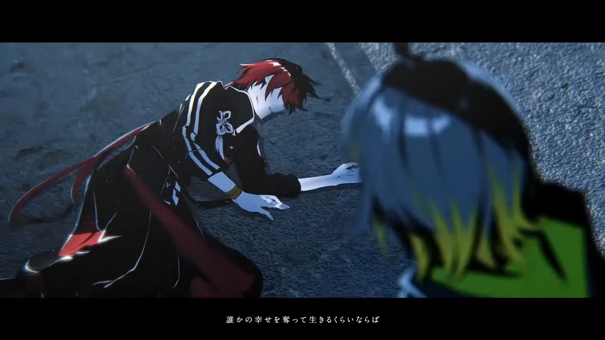 襲われて倒れたアカツキ