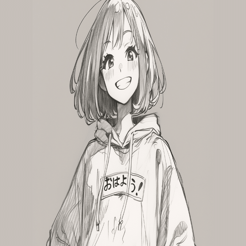 プロンプト付き】AIイラストの表現力、半端ないって！【鉛筆画編】｜黒