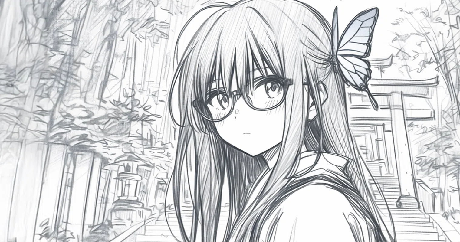 プロンプト付き】AIイラストの表現力、半端ないって！【鉛筆画編】｜黒