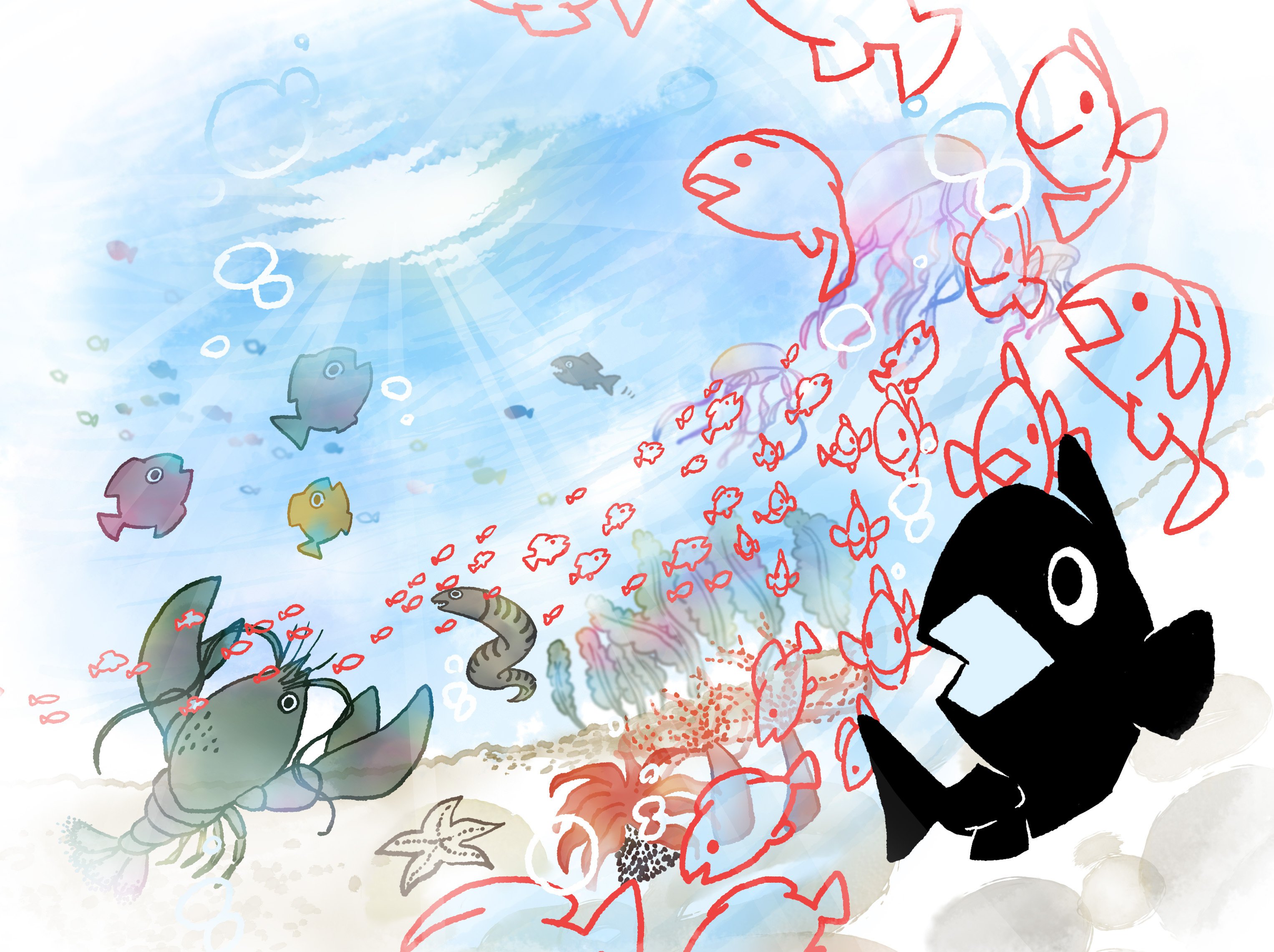 絵本プチ解説！-スイミー-｜まかろんぽふぃん