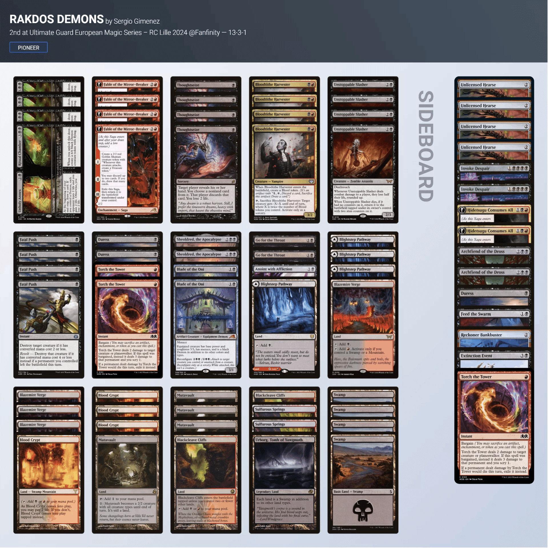 パイオニア】ラクドスデーモン【解説】｜yang hoso