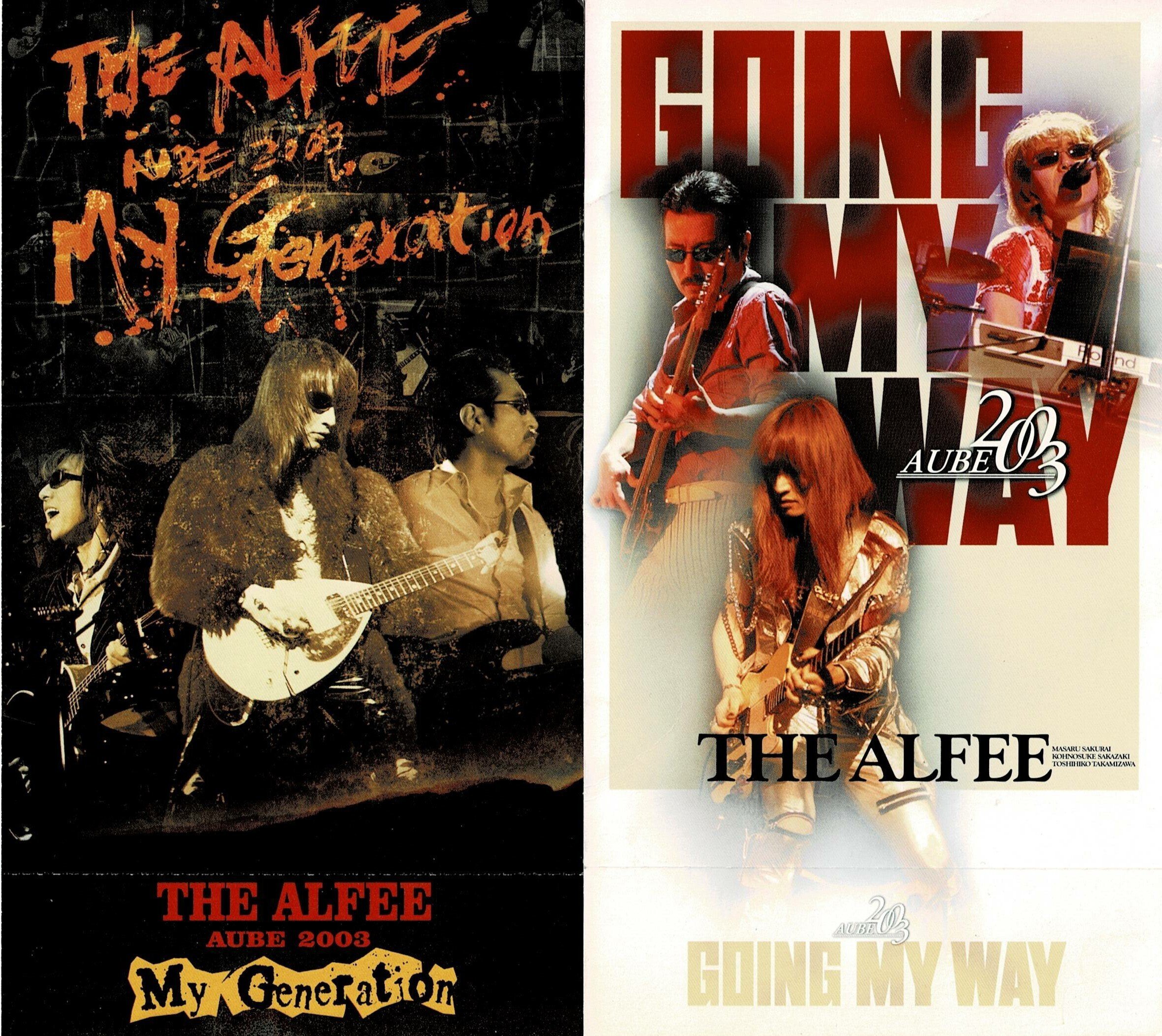 THE ALFEE/AUBE 2003 GOING MY WAY Live a… THE ALFEE GOING MY WAY