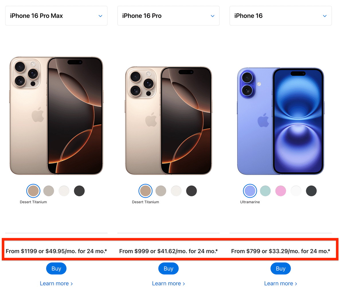 円安で高くなったけどApple製品ってドルだとどのくらいか調査し
