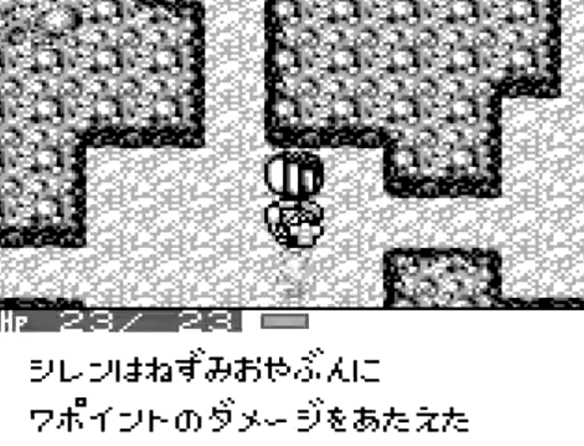 ゆとりのゲーム感想「風来のシレンGB 月影村の怪物