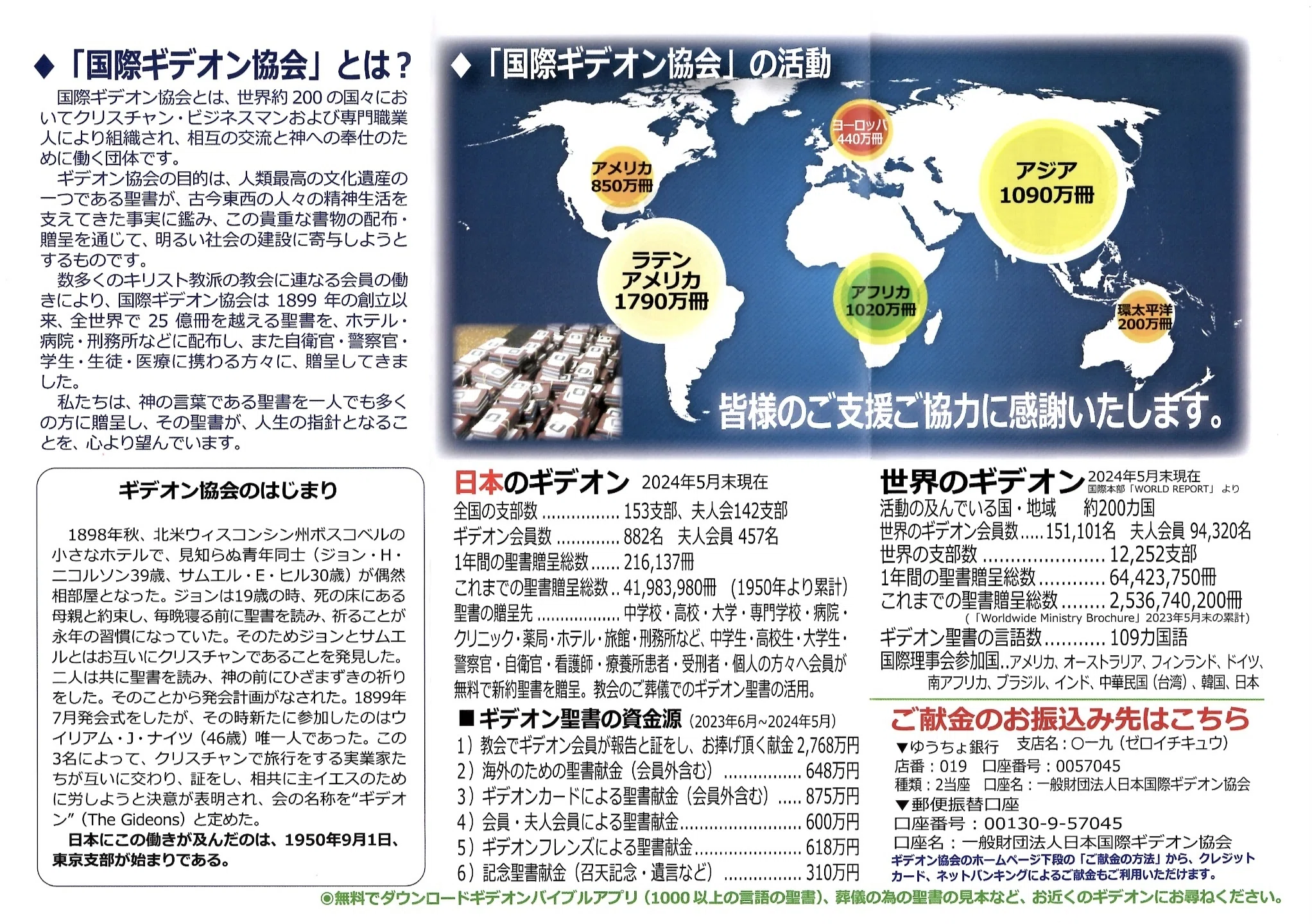 日本国際ギデオン協会の聖書配布活動｜野猿（やえん）