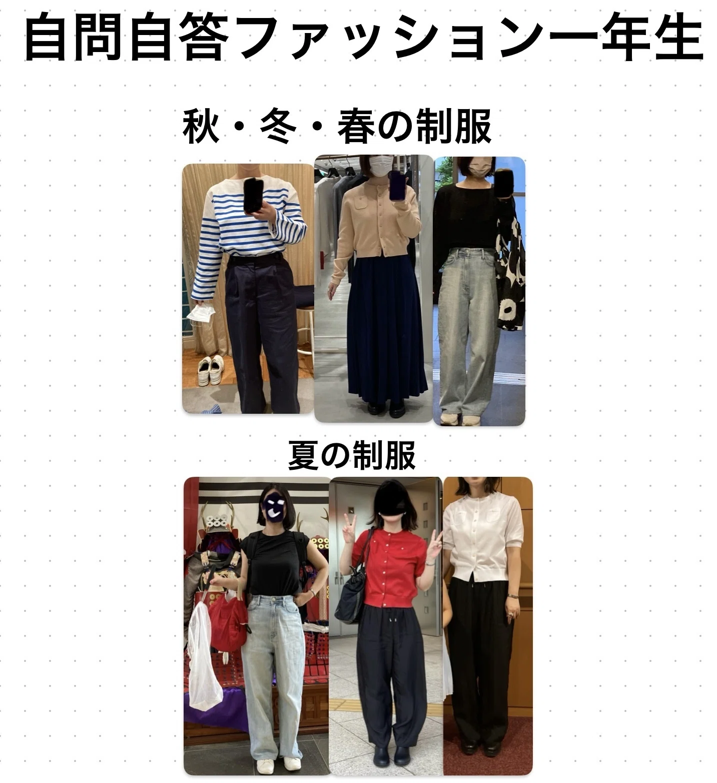 ファッションに真剣に取り組んだ2年間を振り返る〜まずは1年目 