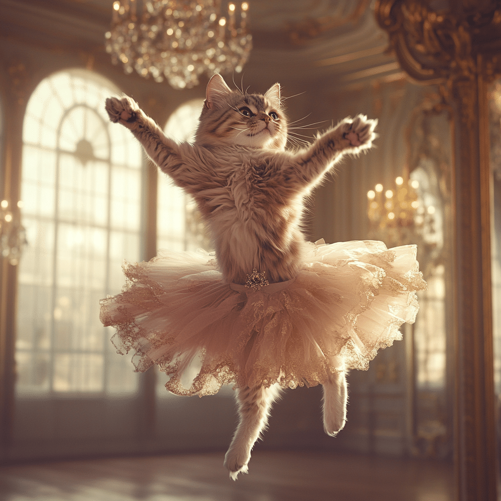 セキネ　バレエスカート　猫柄 セキネ バレエスカート 猫柄