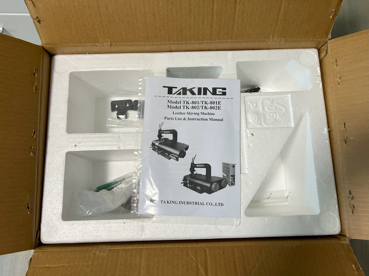 TAKING（タキング）の革漉き機（TK-802）買っちゃった（5）設置編-1｜rukas