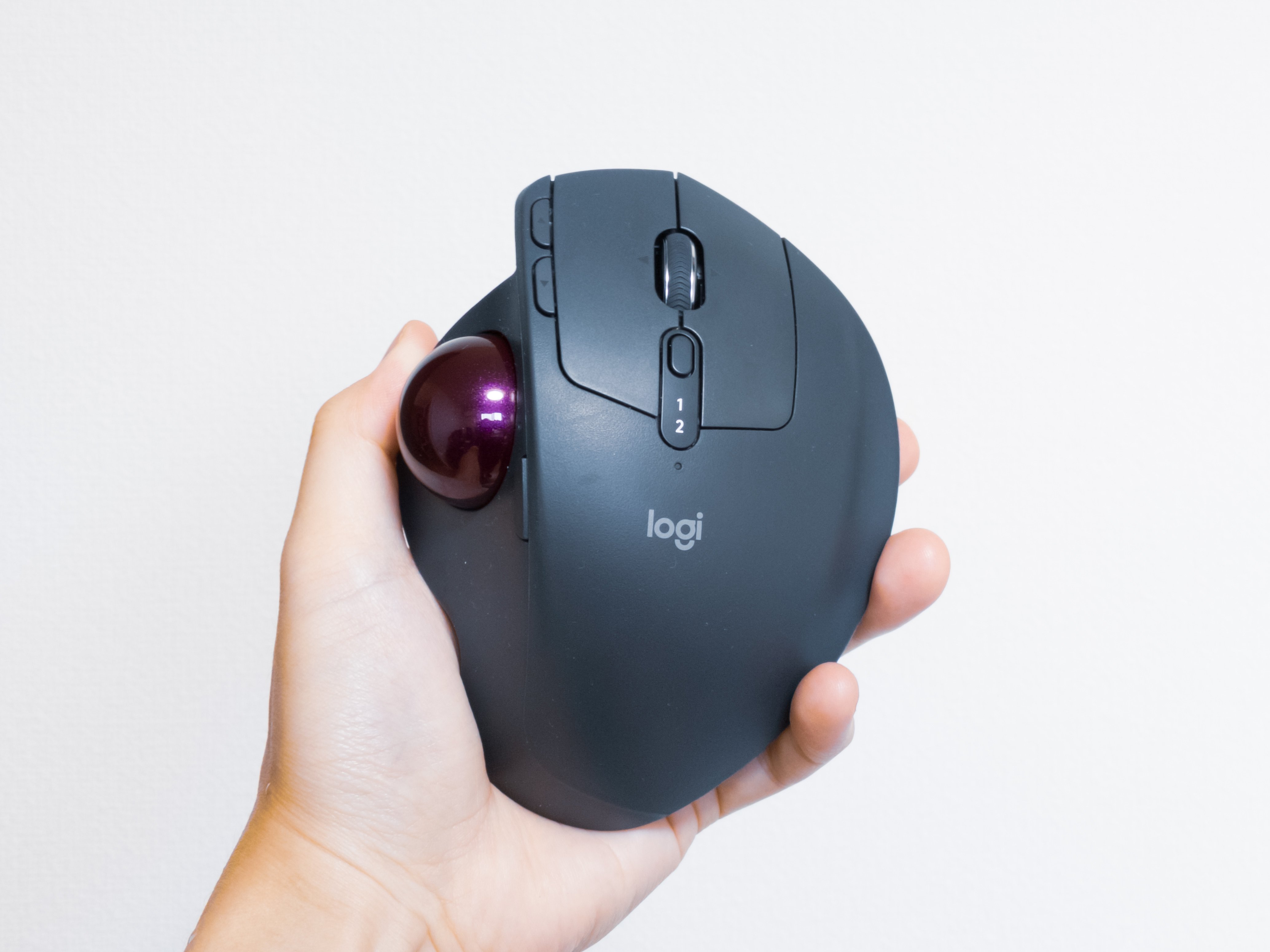 【美品】MX ERGO S グラファイト ペリックス トラックボール ブラック MX Ergo S - ワイヤレス トラックボールマウス |ロジクール