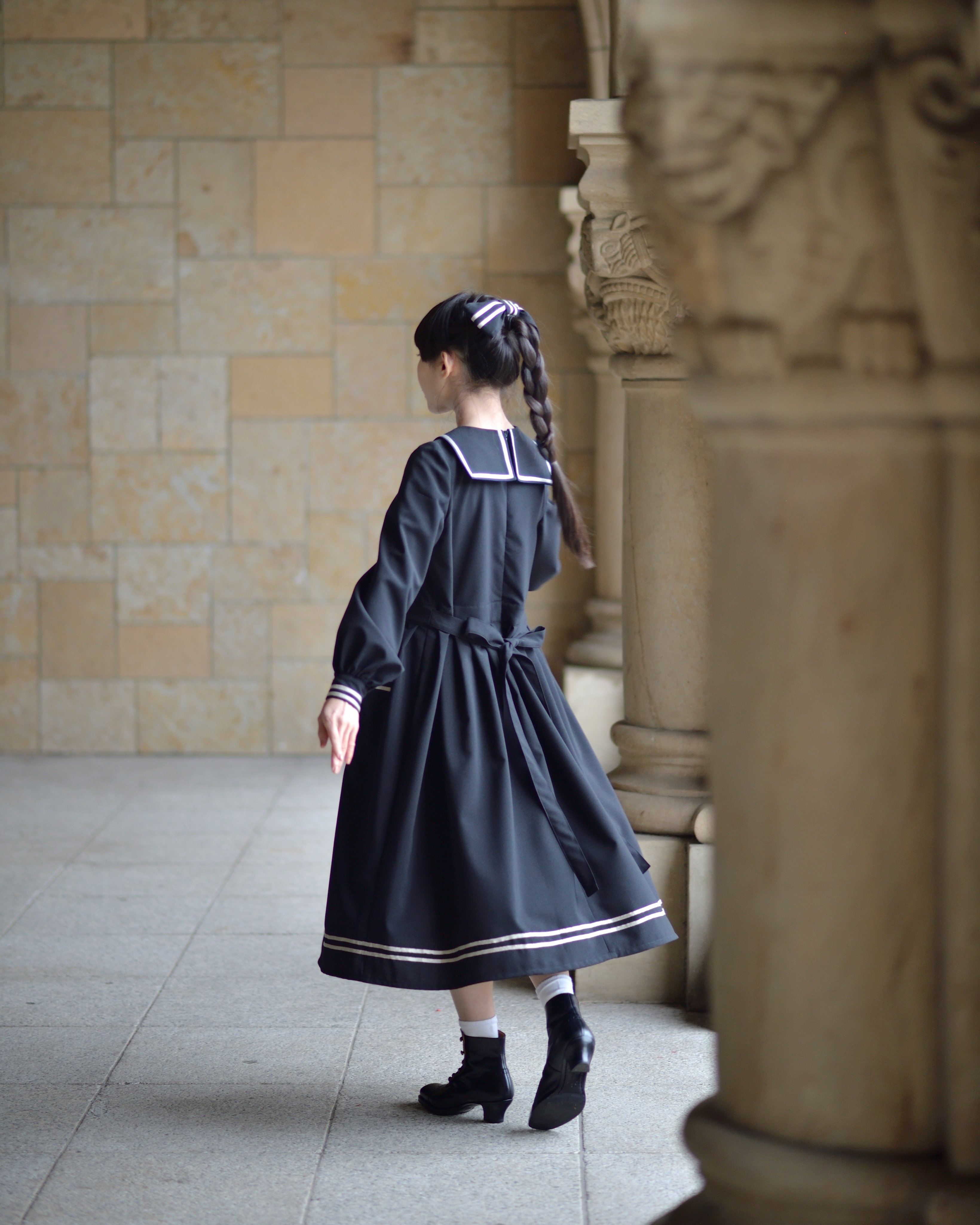 SERAPHIM 寄宿舎の少女のドレス セーラーワンピース