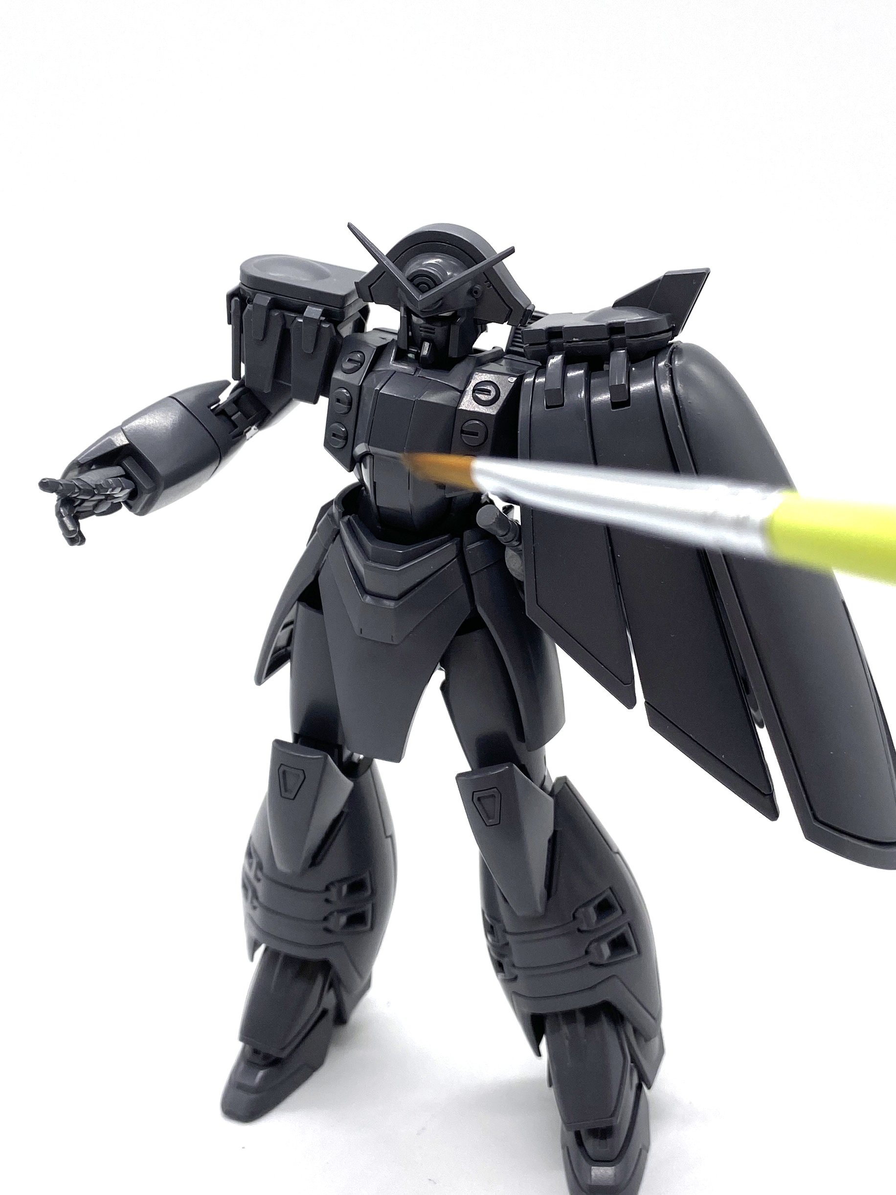 水性ホビーカラー筆塗りで仕上げるHGガンダムローズ｜ミントグリーンそがわ