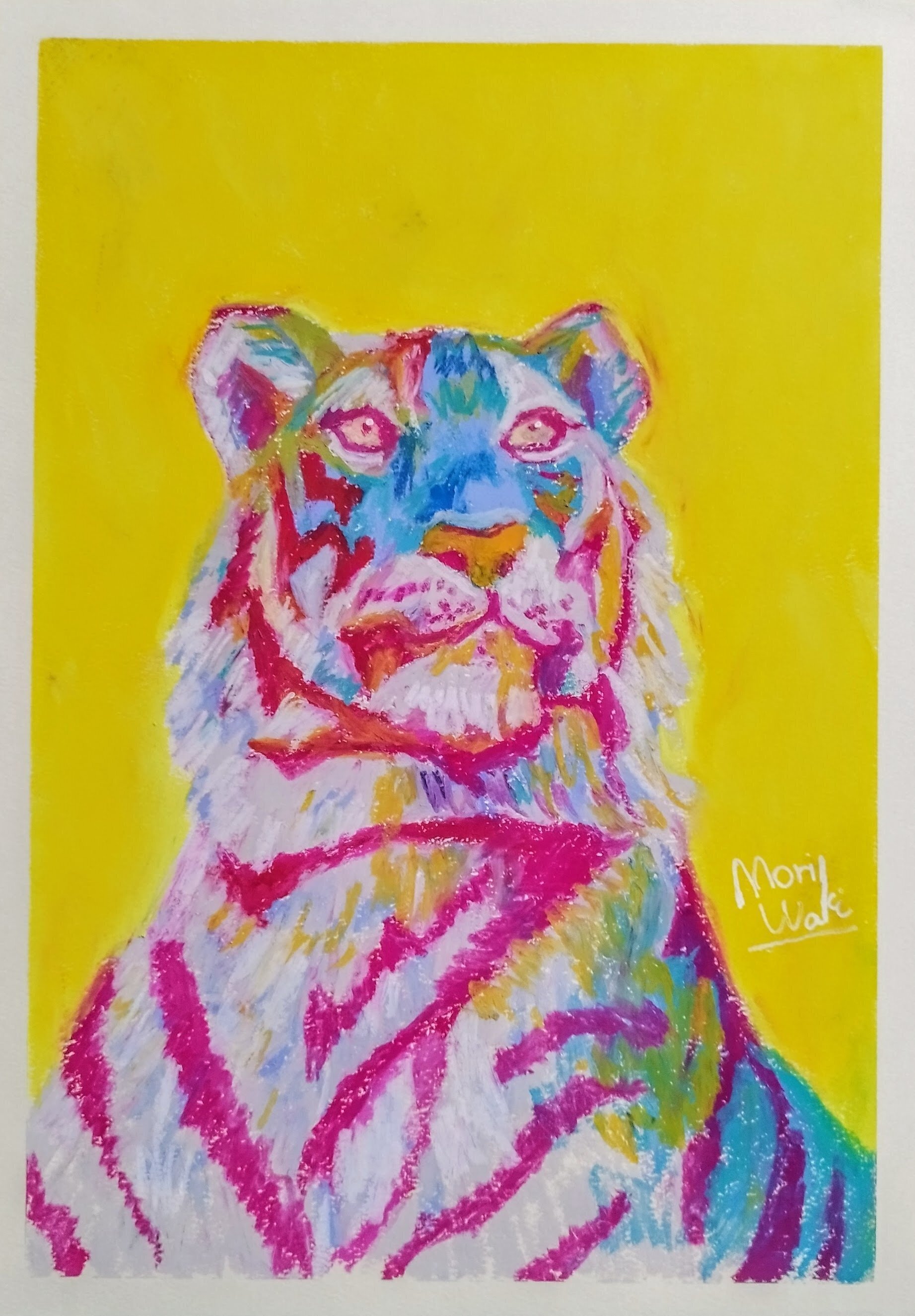 オイルパステル】気分転換で得た「新しい気づき」｜森脇由宇のなんやかんや