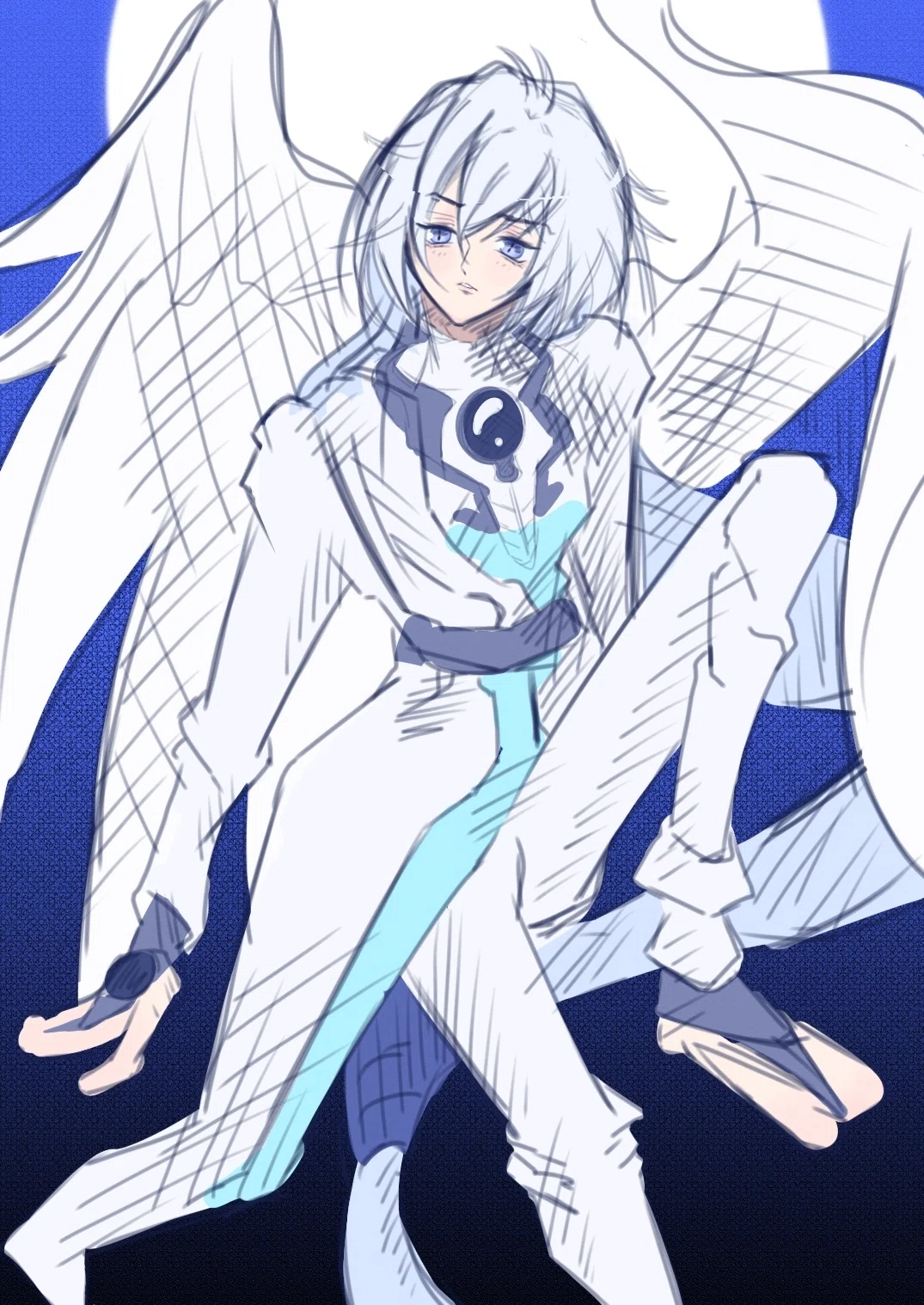 カードキャプターさくら】月（ユエ）を描いてみた【二次創作