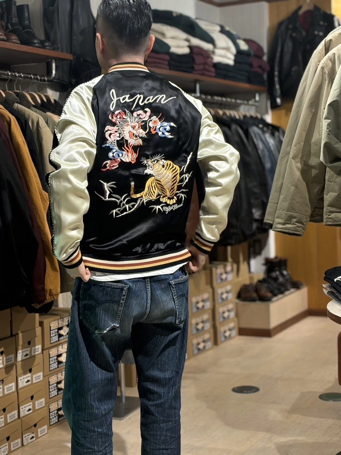 FLAT HEAD 神宮前店】～神宮前店限定スーベニアジャケット タイガー