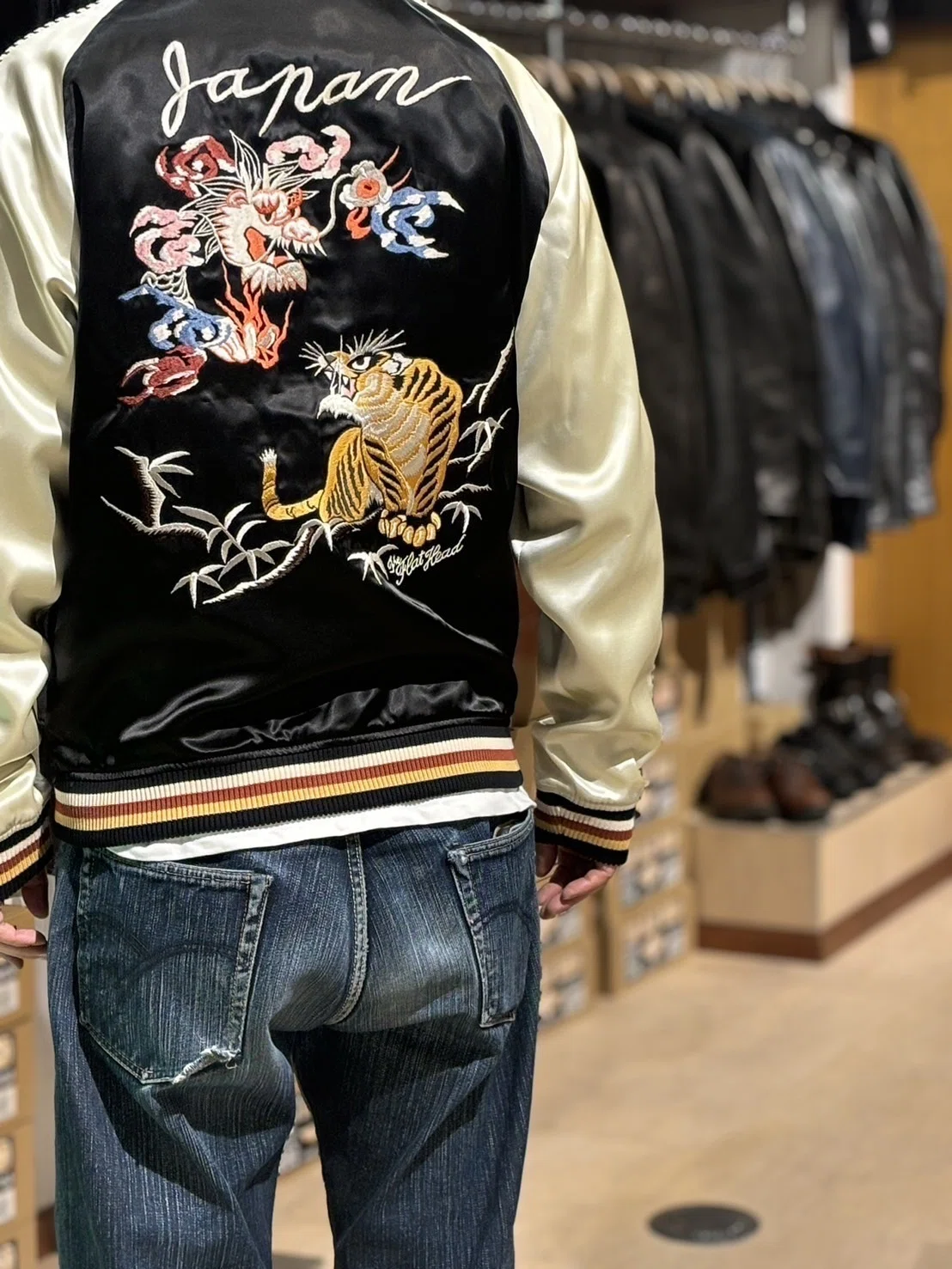 FLAT HEAD 神宮前店】～神宮前店限定スーベニアジャケット タイガー