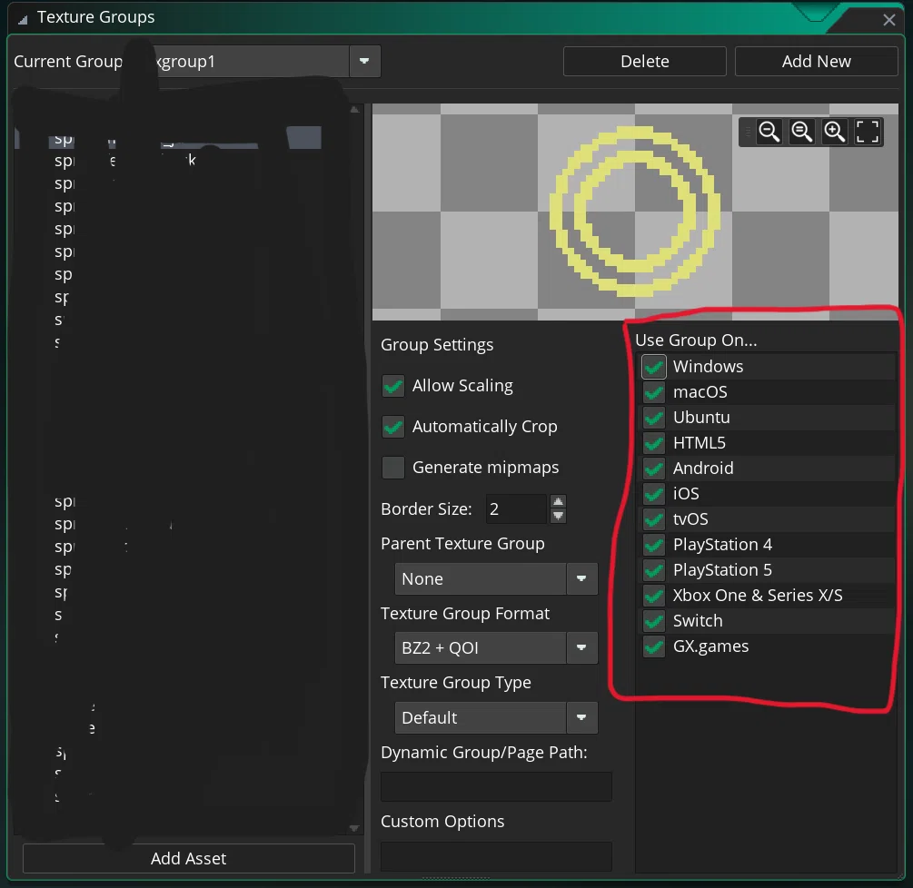 [GameMaker] How to switch output assets per version using Texture ...