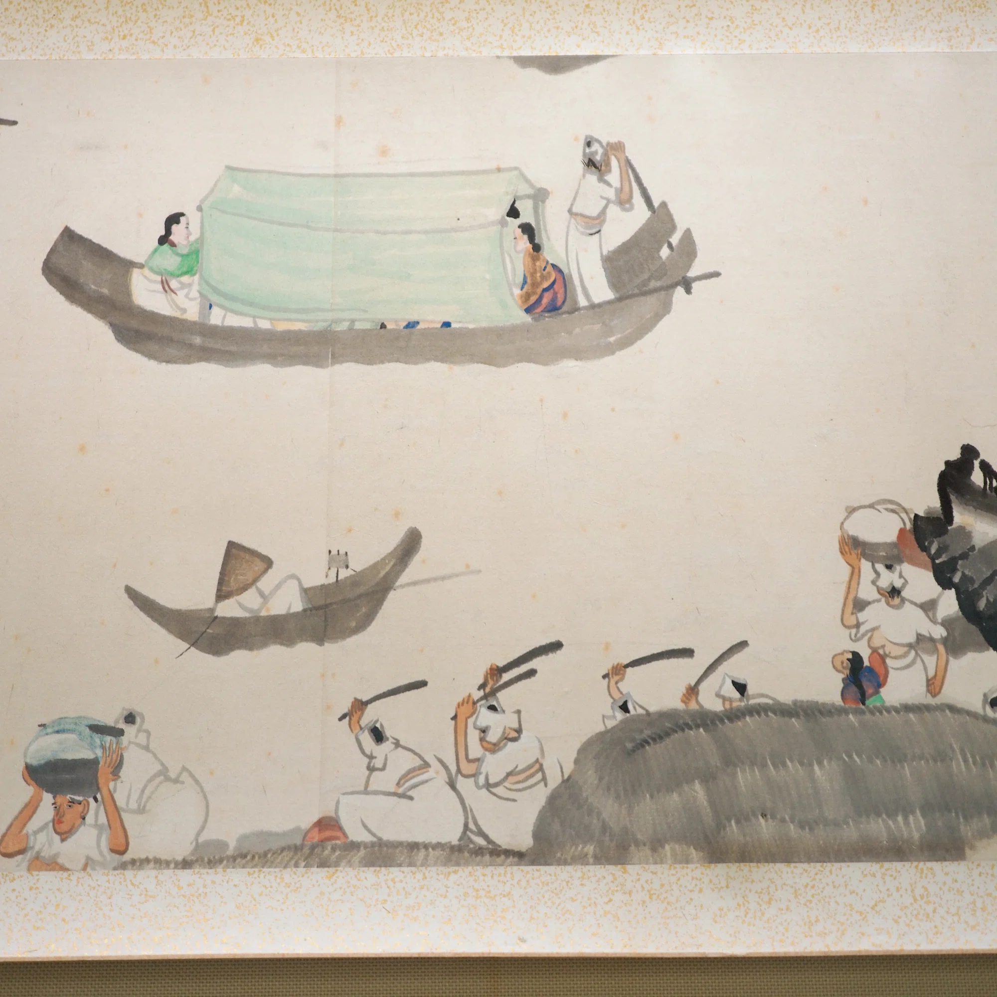 大正時代に前田青邨が歩いて描いて書いた朝鮮半島の風景…《朝鮮之巻 