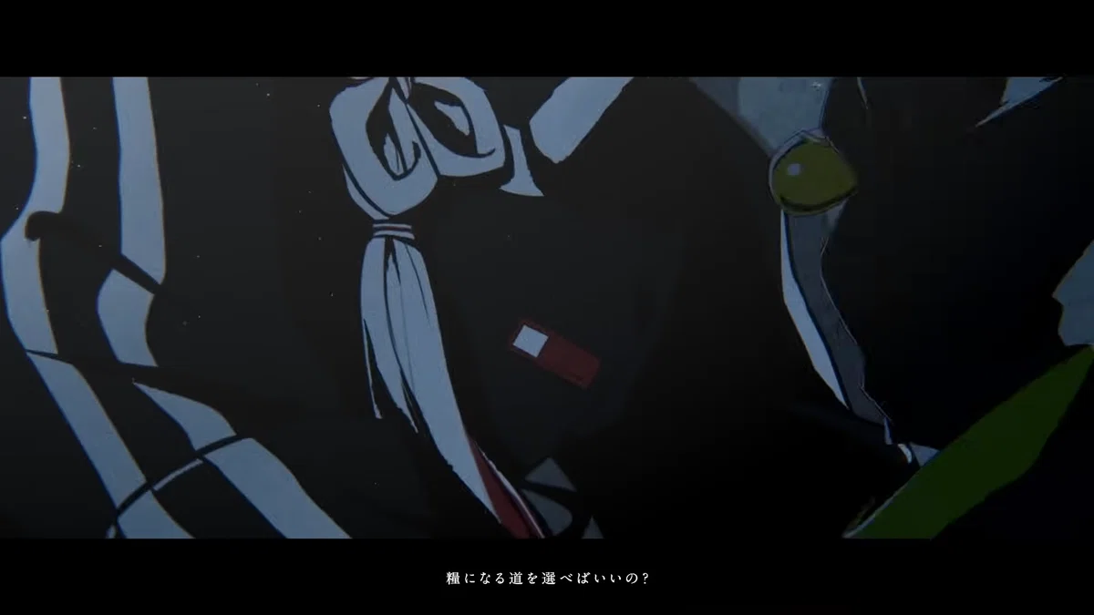 アカツキの胸に当てようとしている