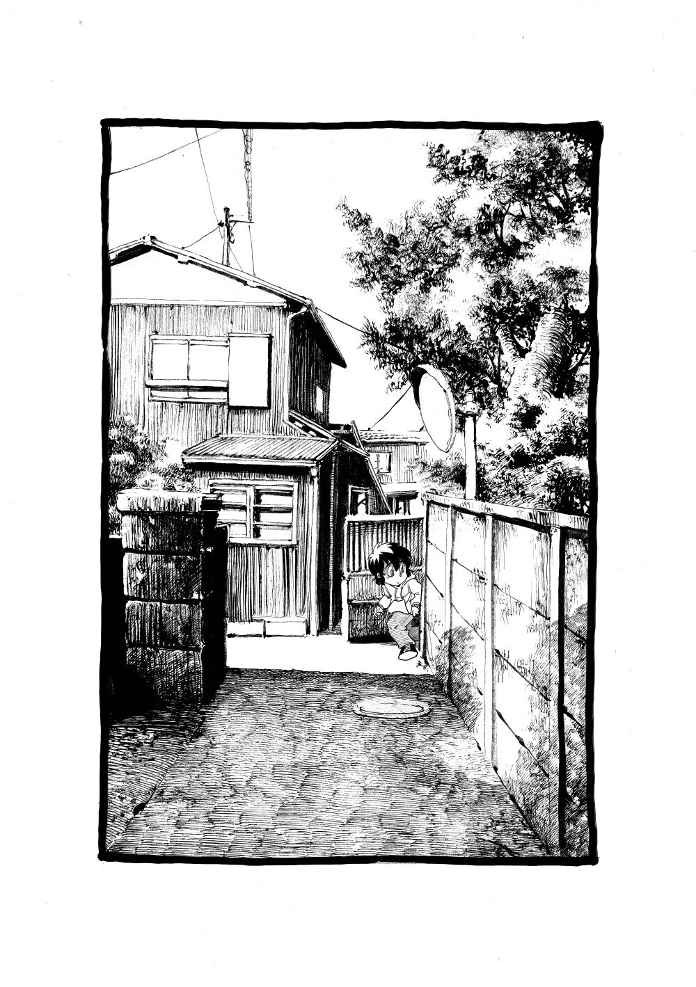 22. たらちねストリート⁄面家哲郎⁄高井研一郎⁄原画⁄原稿⁄直筆 4019