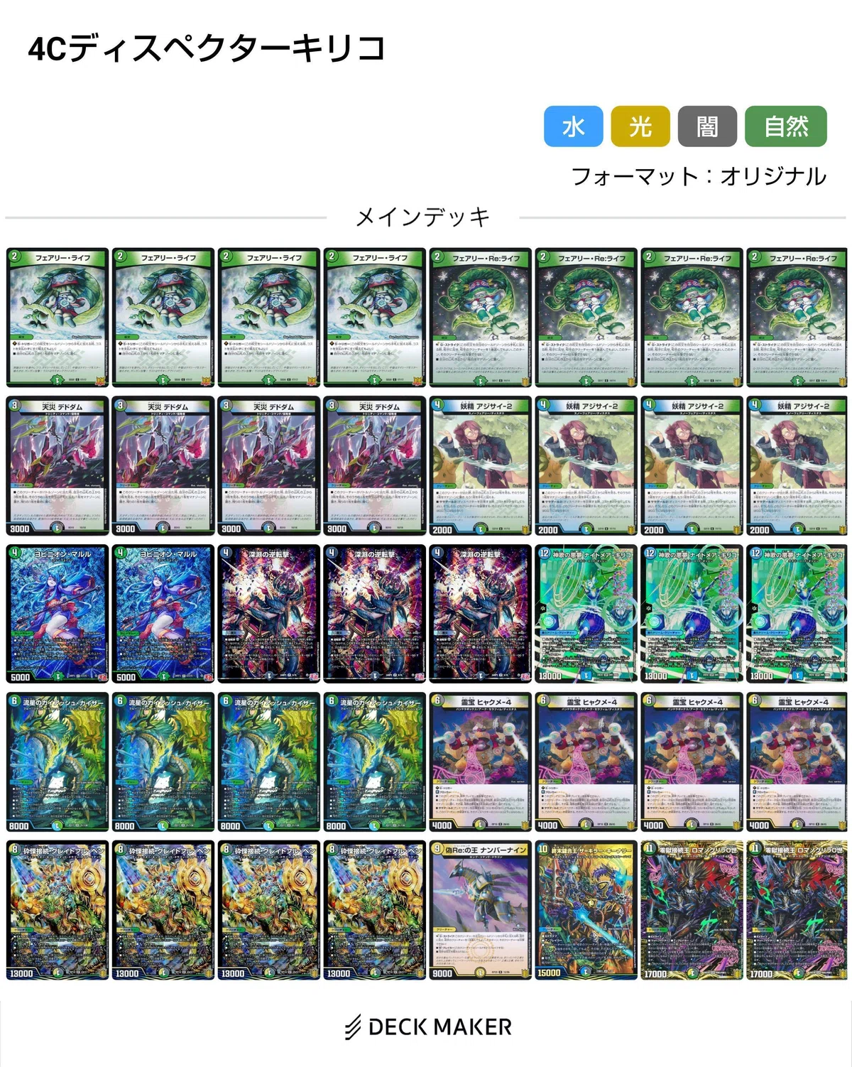 デッキ紹介】ディスペクター × ナイトメアキリコ｜すずのき