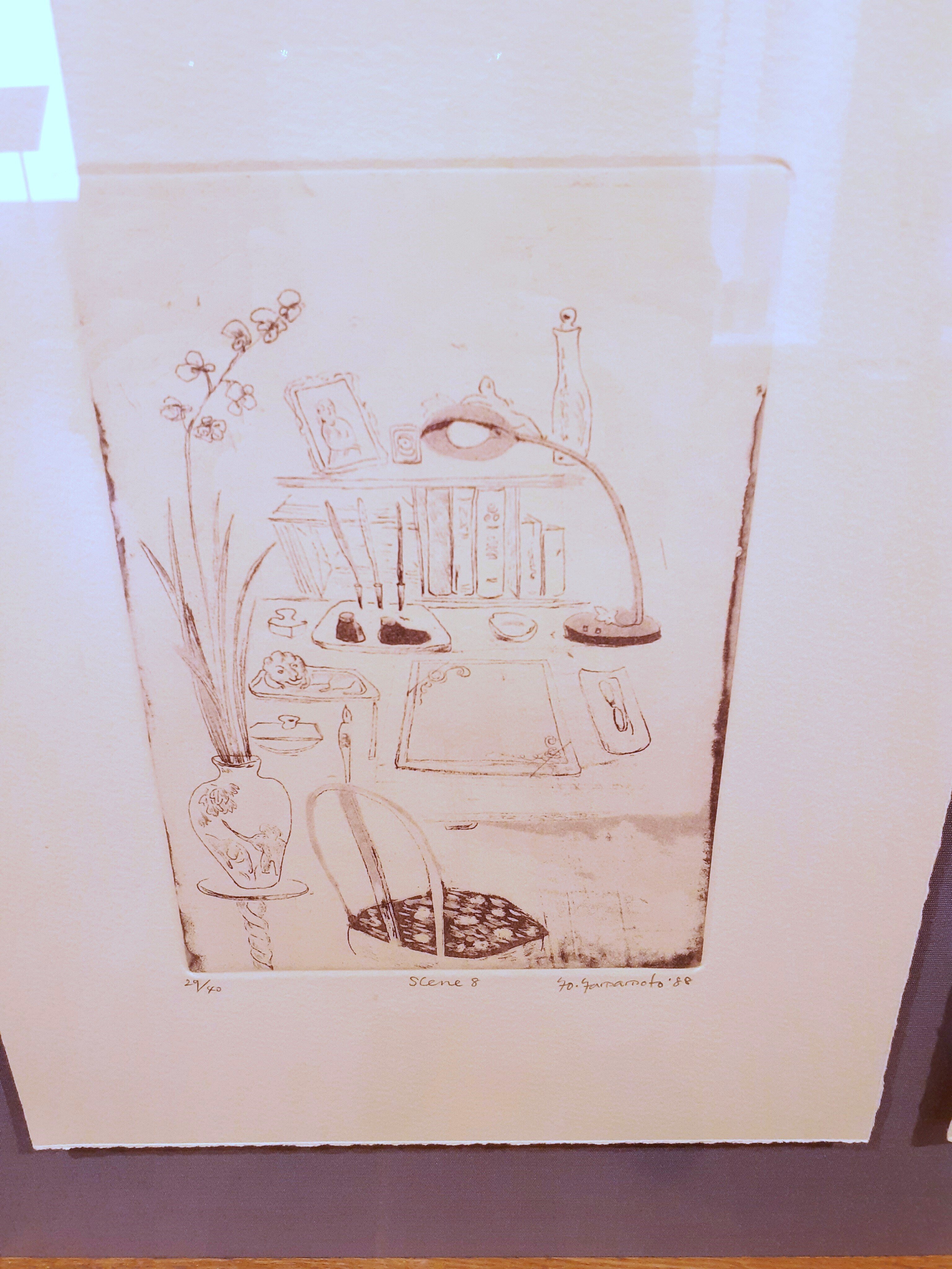 作品もギャラリーも素敵だった、山本容子版画展＠国際文学館
