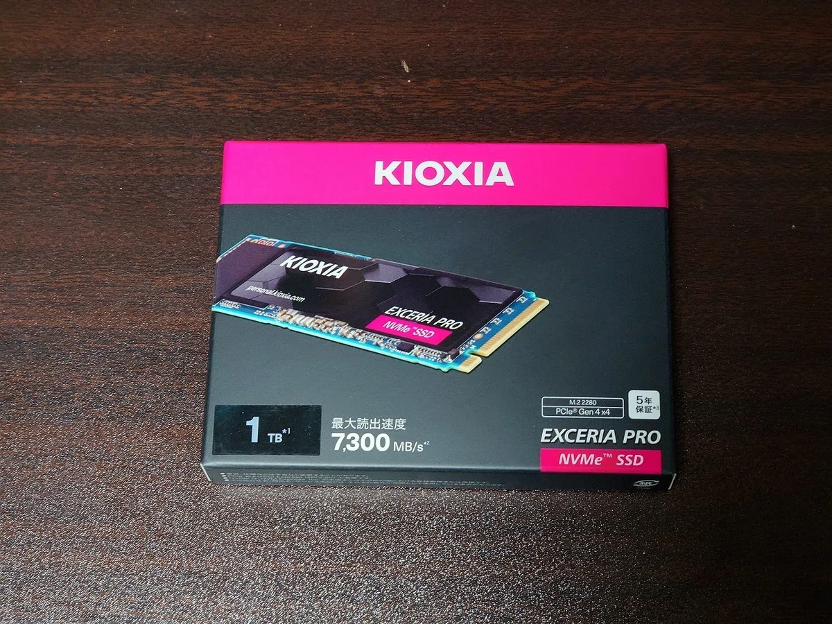 KIOXIA 内蔵 イヤ SSD 2TB M.2 Type 2280 PCIe