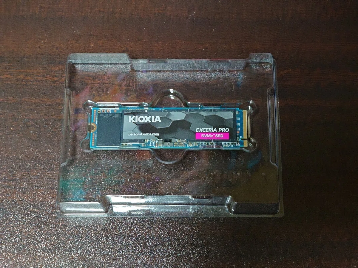 信頼と安定のキオクシア製SSD：KIOXIA EXCERIA PRO SSD 1TB NVMe M.2 