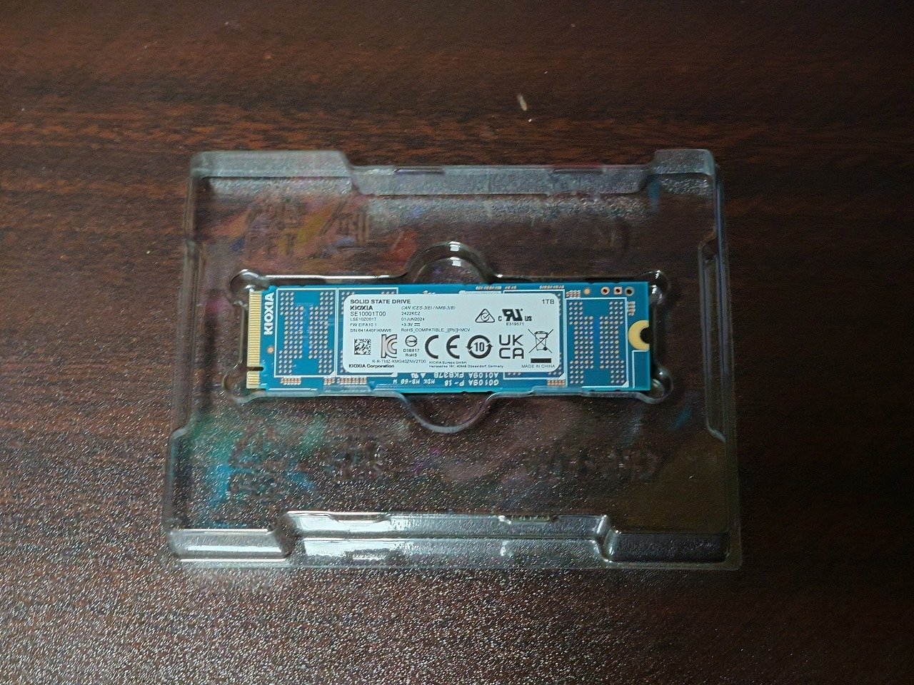 信頼と安定のキオクシア製SSD：KIOXIA 内蔵 SSD 1TB NVMe M.2