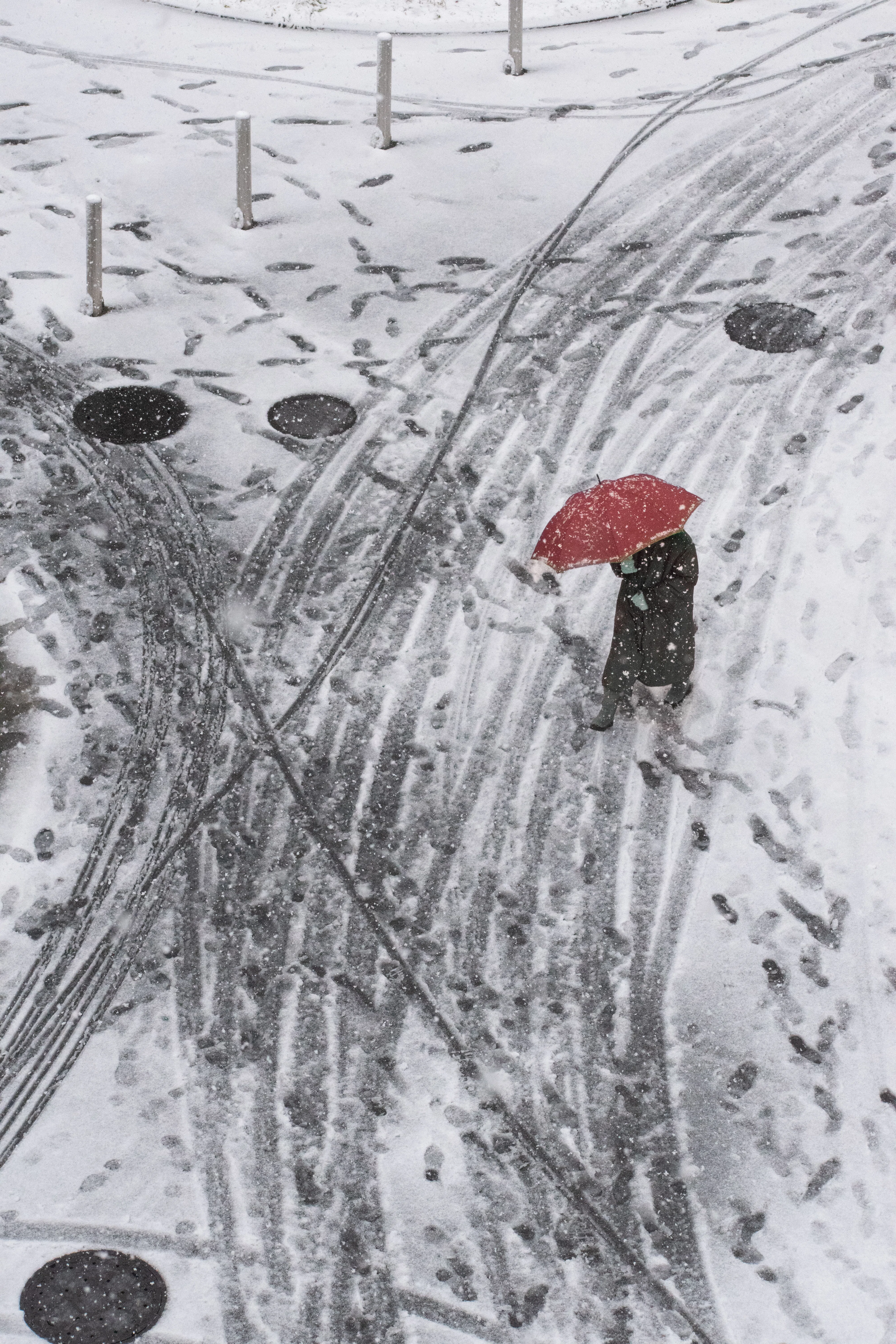 特大　雪傘　　　押絵 ソール・ライターが私に与えた2つの影響｜二次関数31