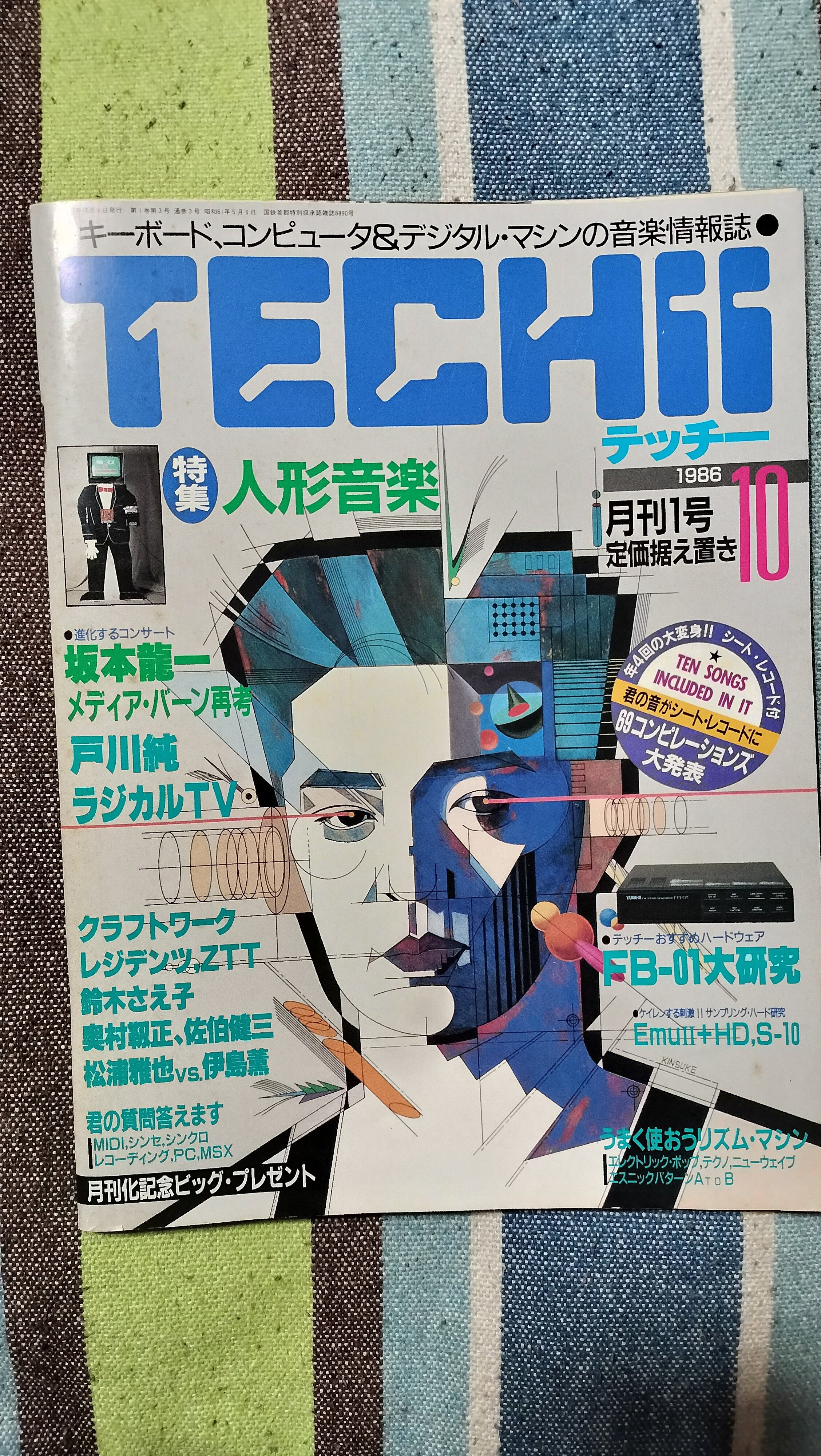 獲物の分け前〜「TECHII 1986年10月号」｜スガイヒロシa.k.aSugar