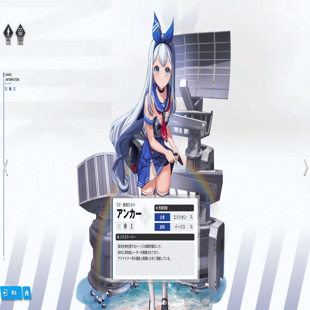 勝利の女神:NIKKE】アンカーの個別エピソードを読みました。｜えくれあ