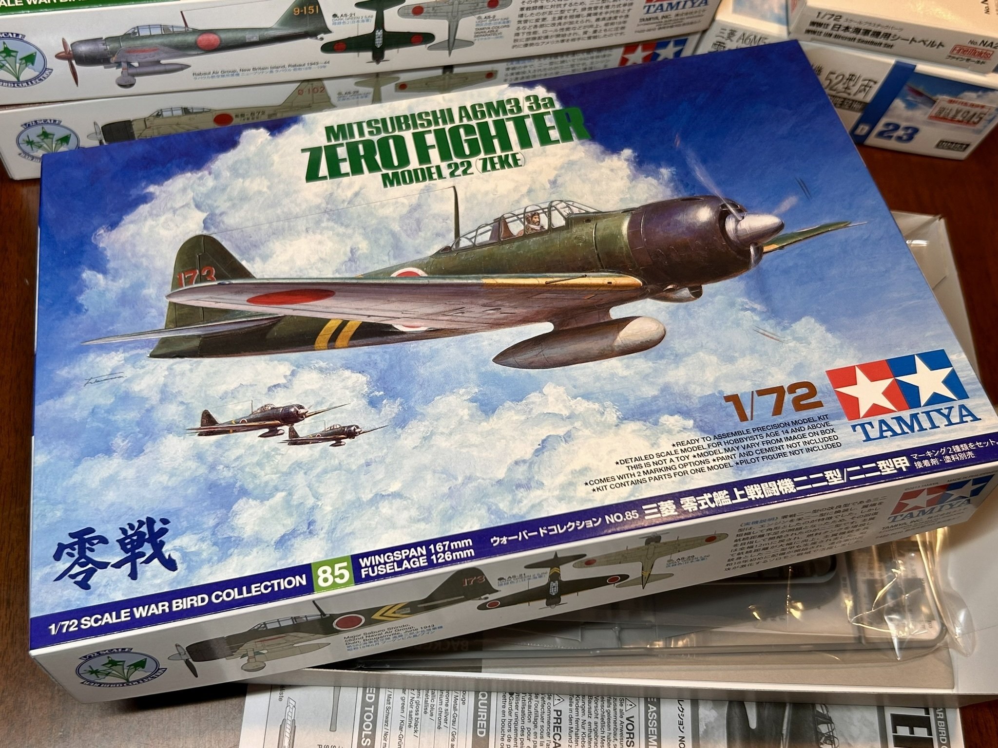 ナナニイ零戦プラモデル作り比べ｜あおじゅん aojun @プラモ製作中