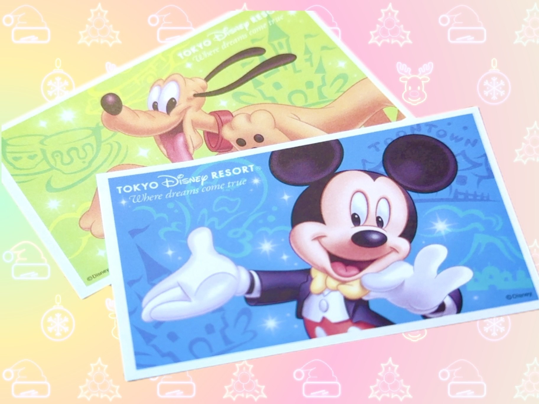 JCB ディズニーランドMAGICAL Christmas 貸切チケット 4枚