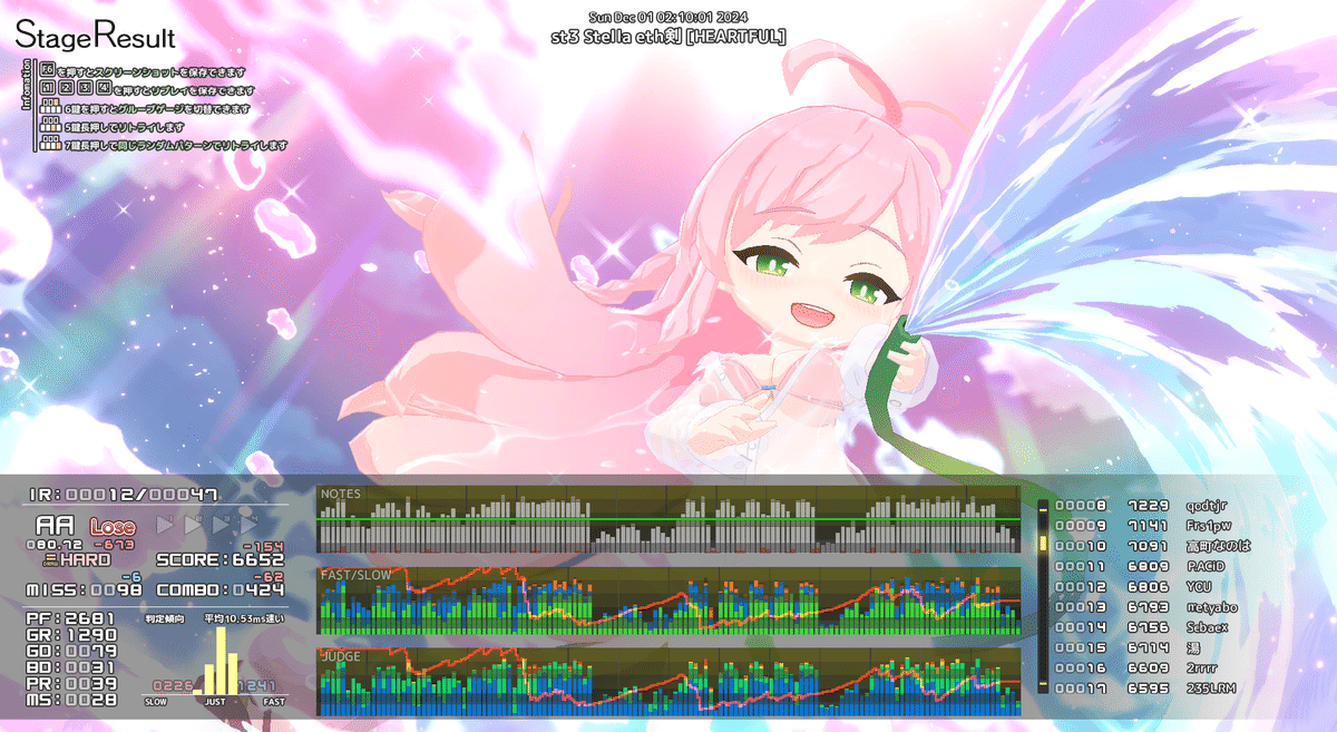 音ゲー日記20241201｜GRASS