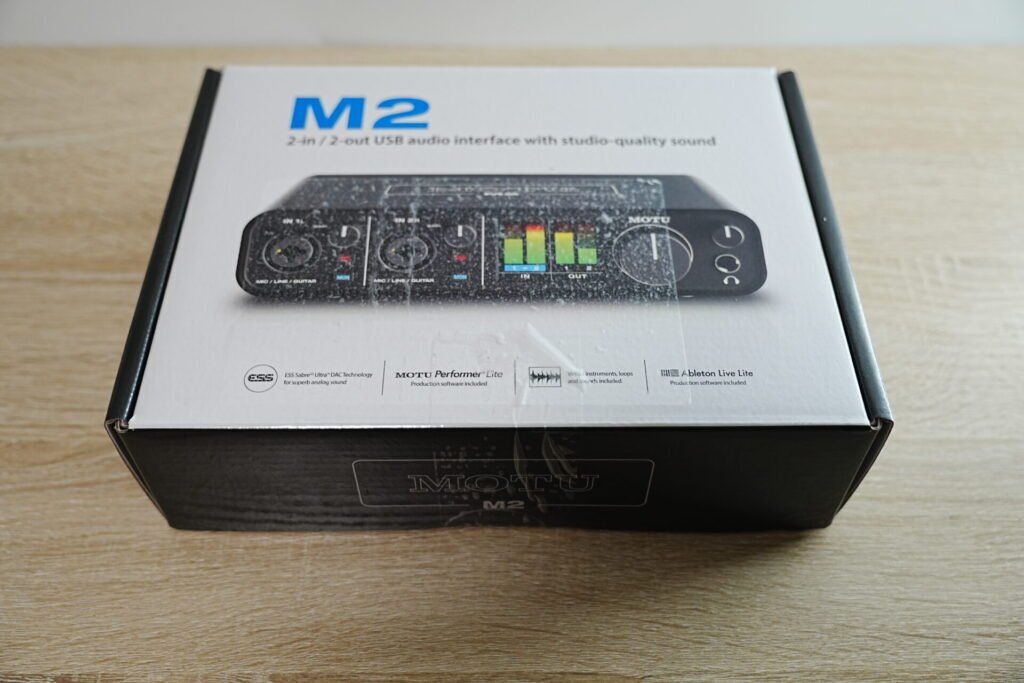 motu m2レビュー。youtube撮影や動画配信に最適なオーディオ