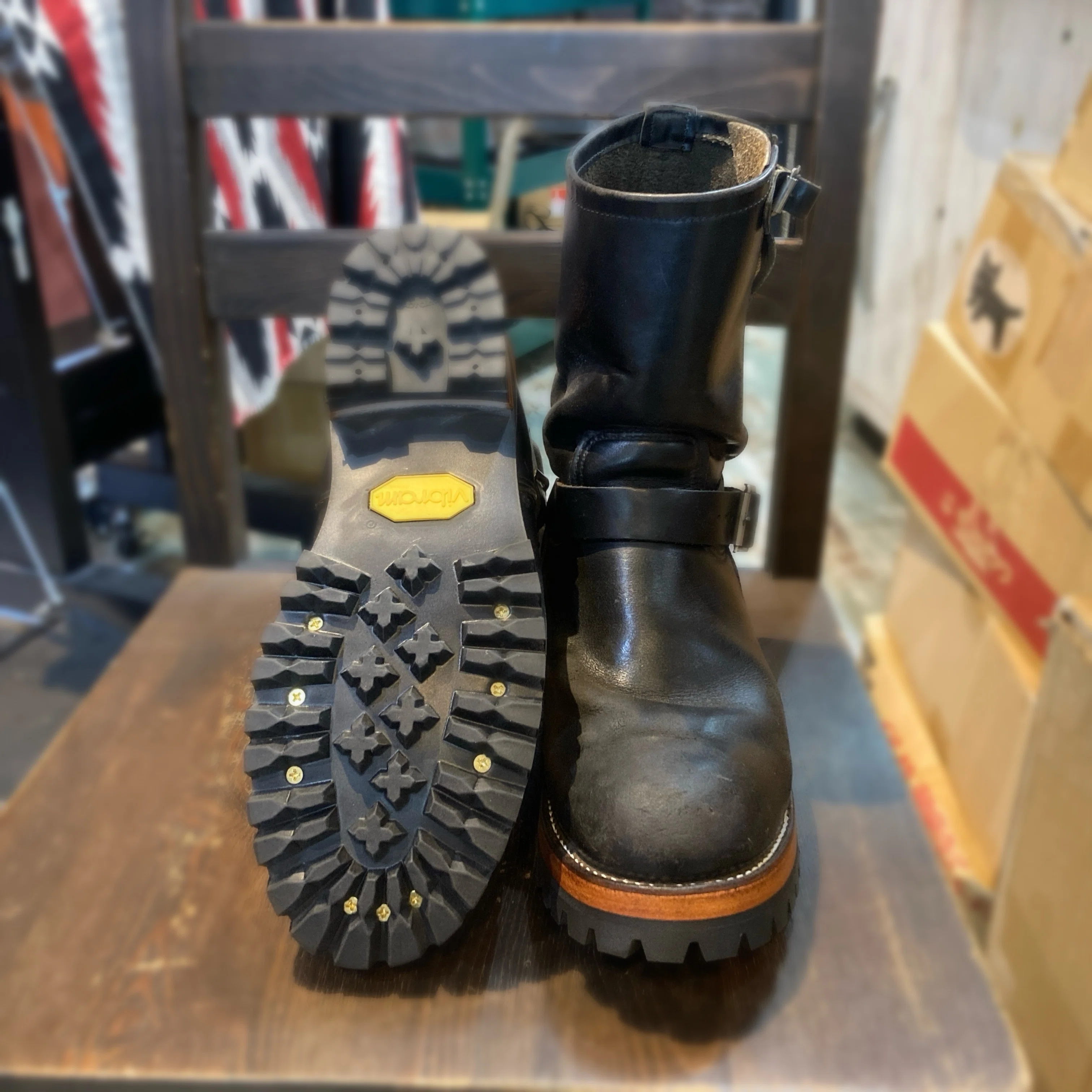 Resole/ソールカスタム】Red Wing#2268 Engineer Boots｜CREA Repair