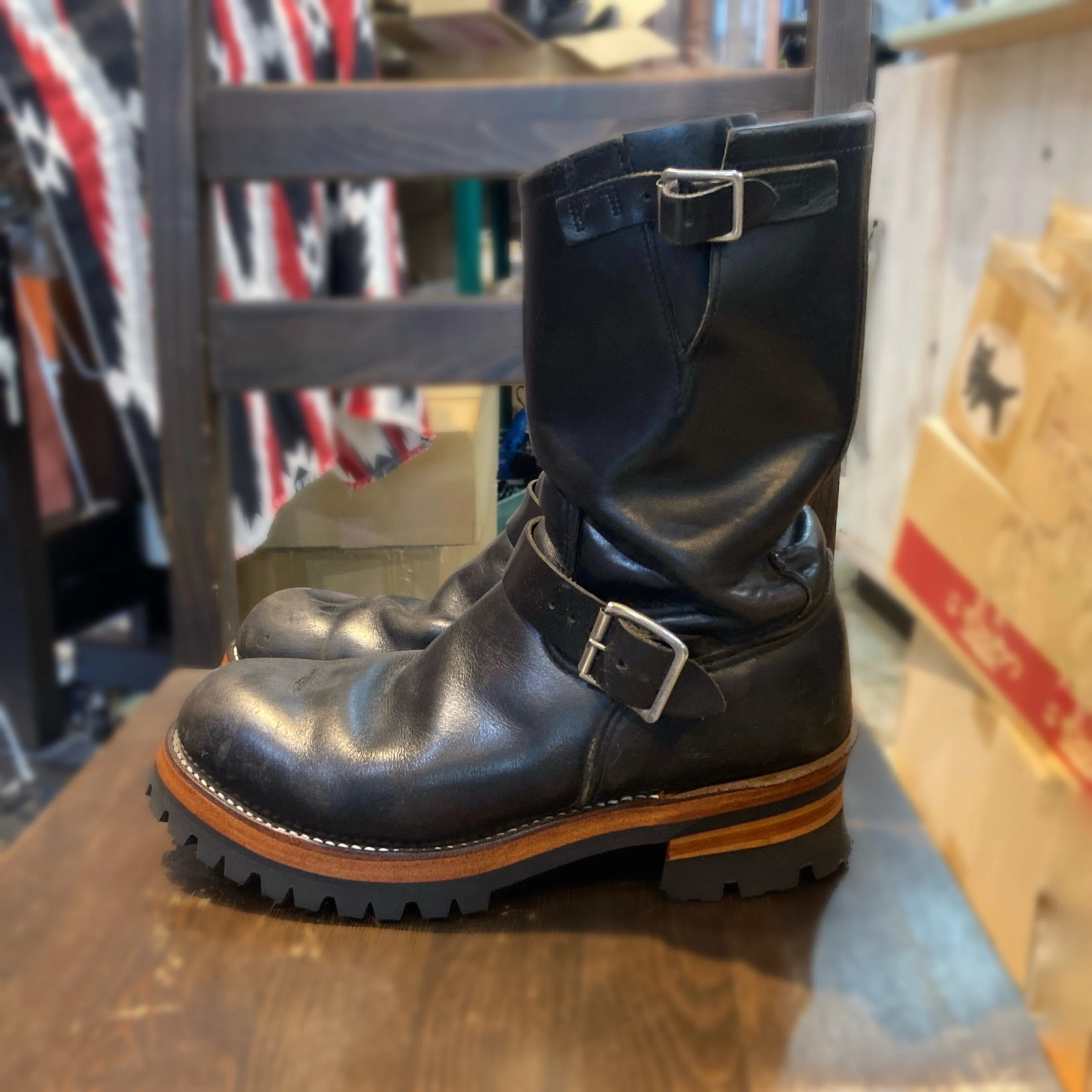 Resole/ソールカスタム】Red Wing#2268 Engineer Boots｜CREA Repair
